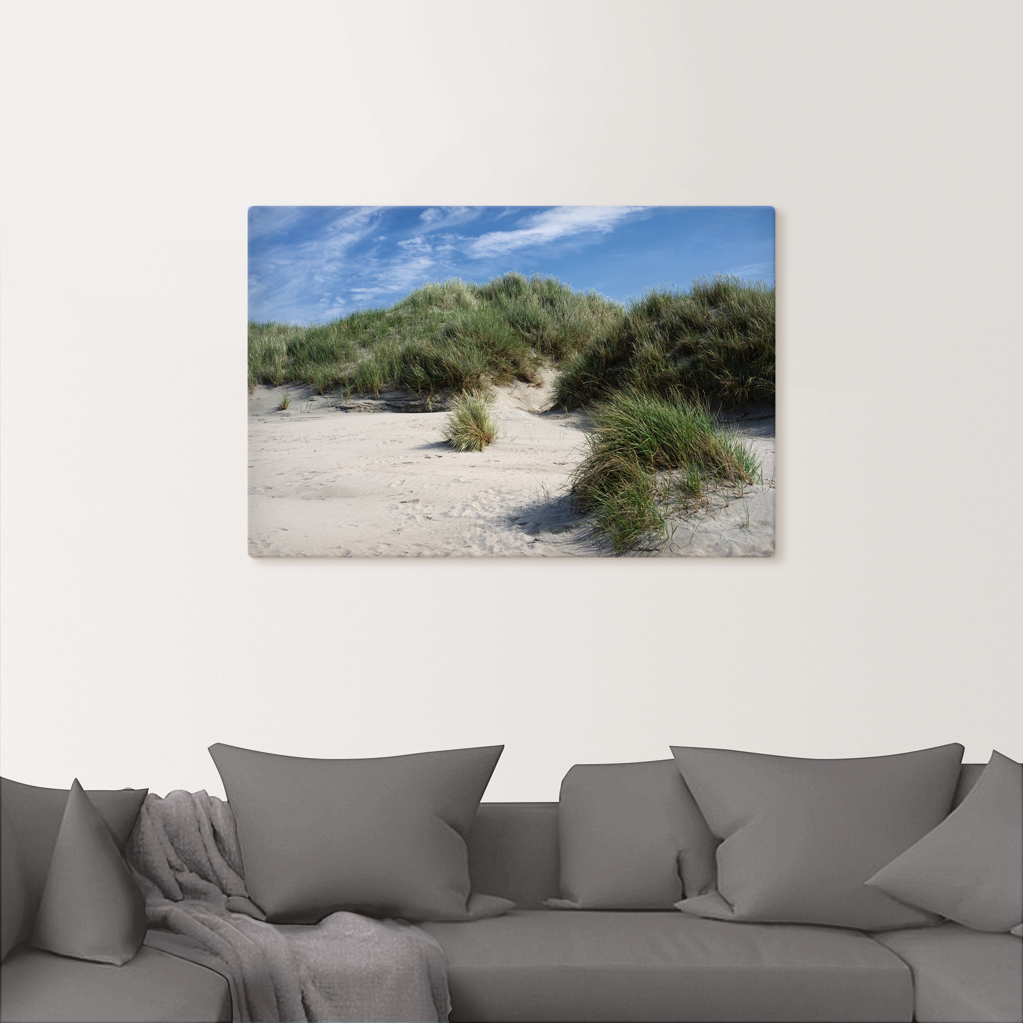 Artland Wandbild »Dünenlandschaft auf Baltrum«, Strandbilder, (1 St.), als Alubild, Leinwandbild, Wandaufkleber oder Poster in versch. Größen