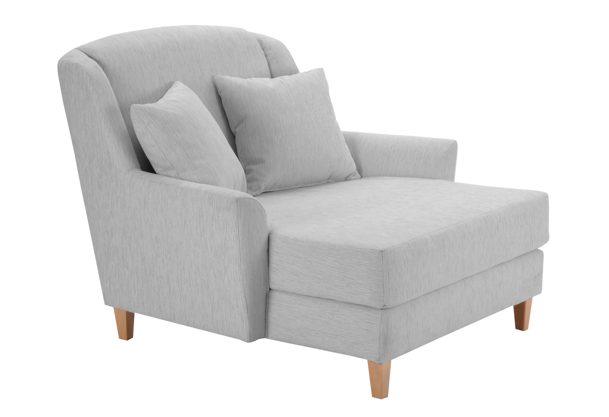 Max Winzer® XXL-Sessel »Julia«, Struktur, mit naturfarbenen Holzfüßen kaufen