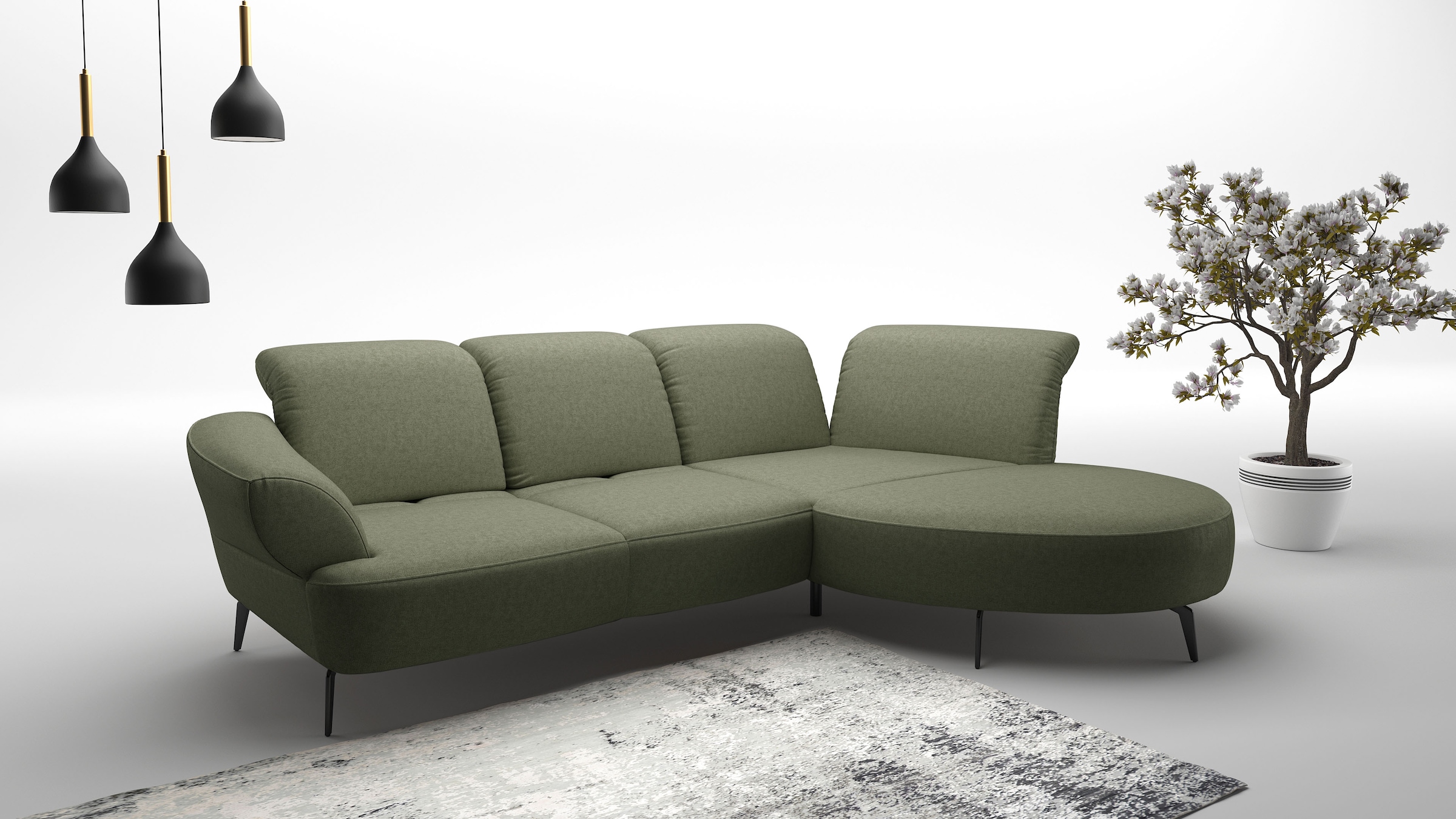 sit&more Ecksofa »Dance, L-Form, inkl. Sitztiefenverstellung« inkl. Click&S günstig online kaufen