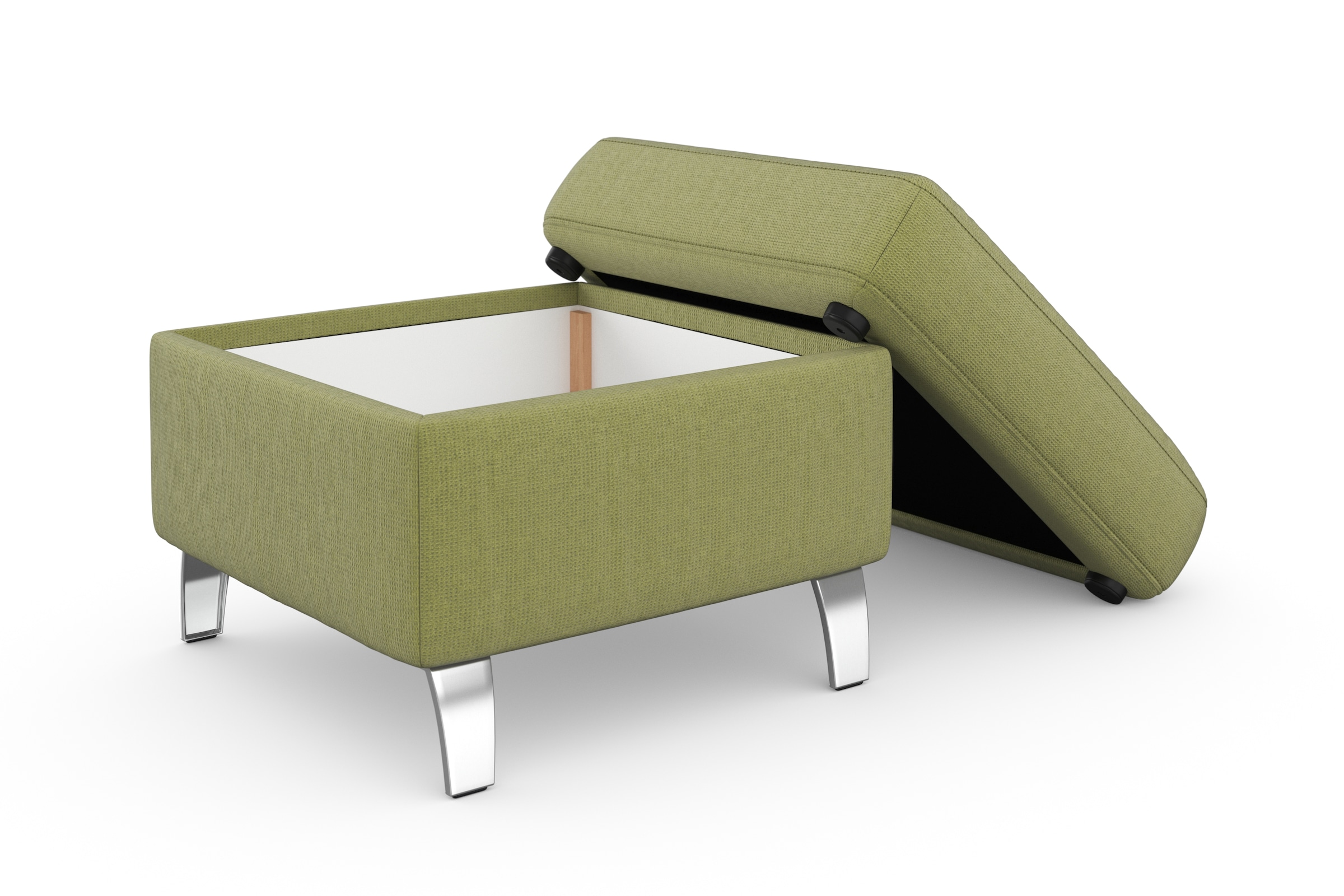 sit&more Stauraumhocker »Visby«, auch erhältlich in dem mit Wasser zu reinigendem "Soft clean" Bezug