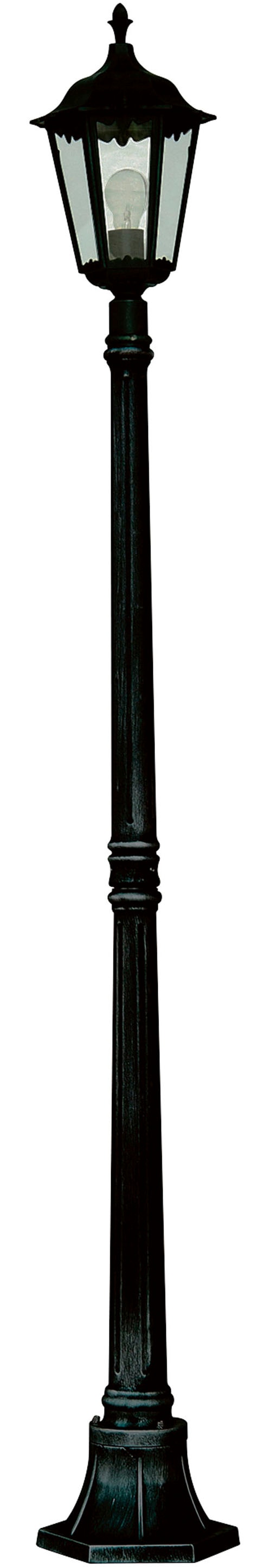 Searchlight Außen-Stehlampe »Alex- Außenleuchte - Schwarzes Metall & Glas, IP44« E27 1 Stk.