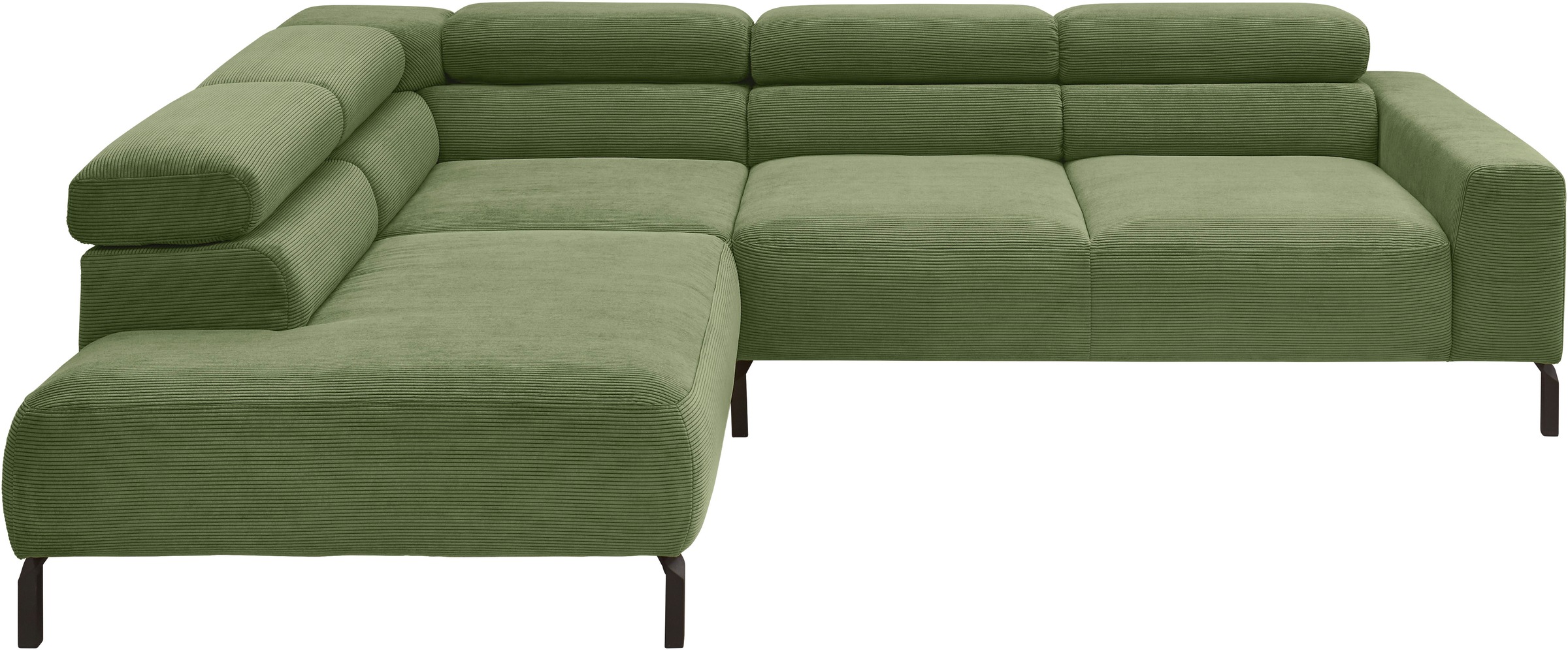 PLACES OF STYLE Ecksofa »Antonelli, L-Form, inkl. Kopfteilverstellung, Brei günstig online kaufen
