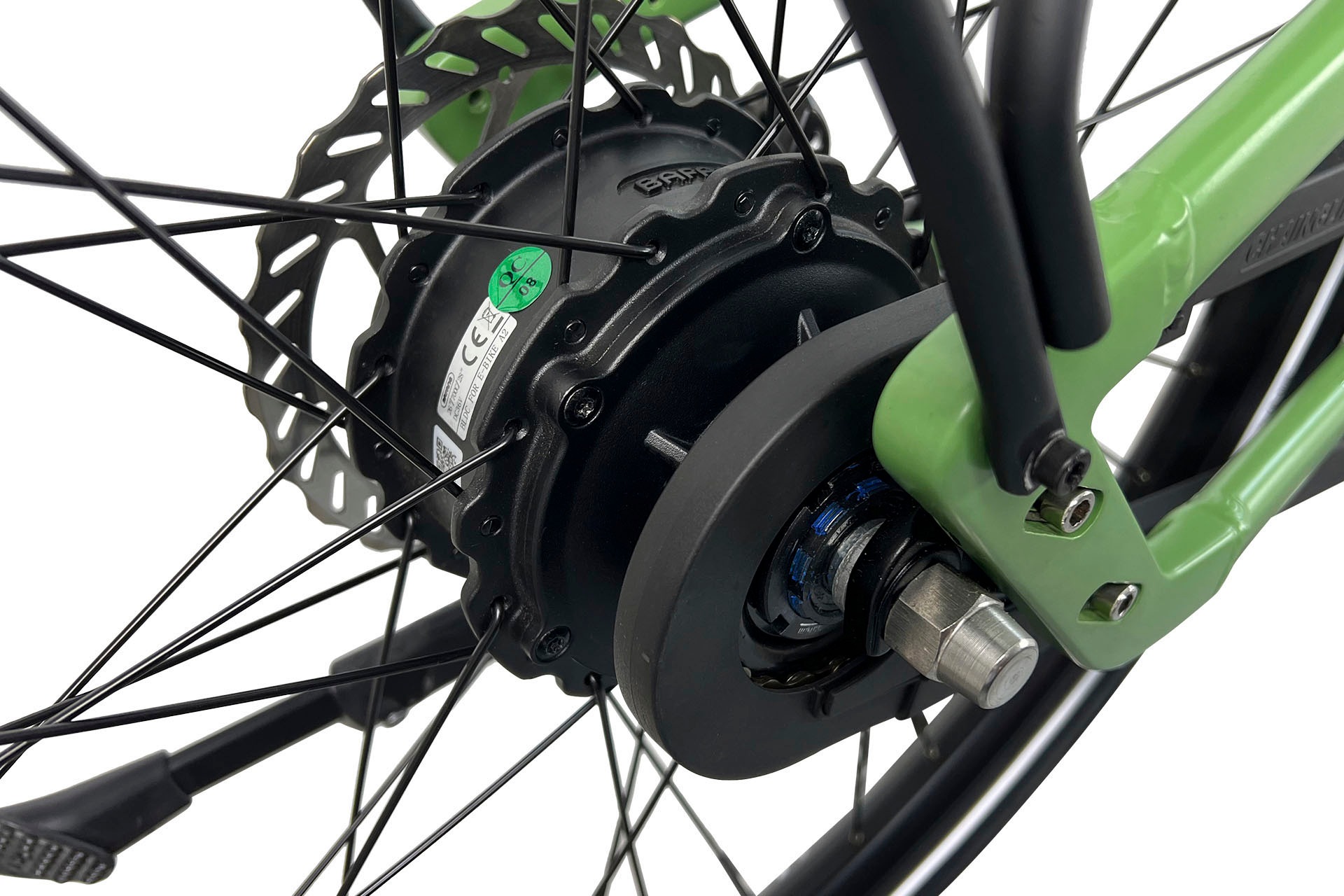 LLobe E-Bike »CityVenture E-Bike 27,5" Vermont RM, grün«, 2 Gang, Heckmotor 250 W