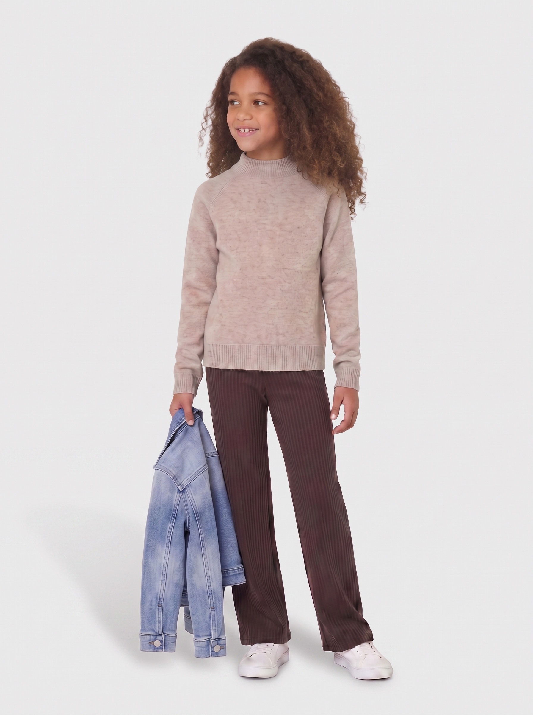 KIDS ONLY Strickpullover »KOGRICA LIFE LS PULLOVER VD KNT NOOS« Materialmix