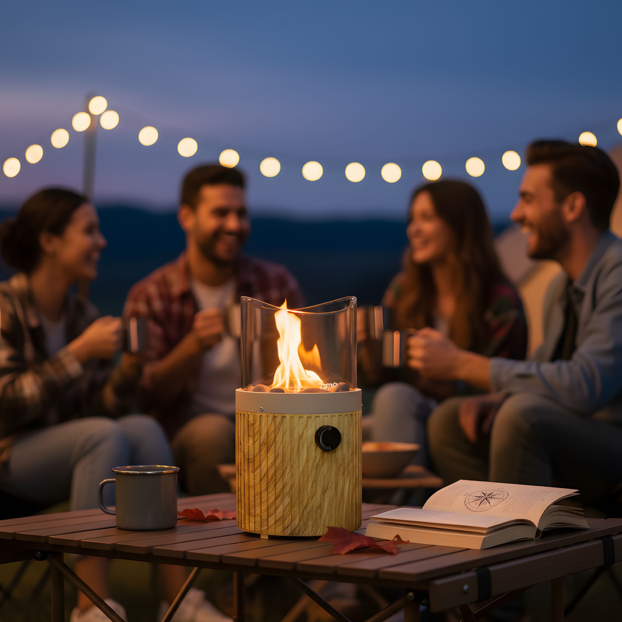 Tepro Feuerstelle »Tisch-Gasfeuerstelle mit Dekosteinen«