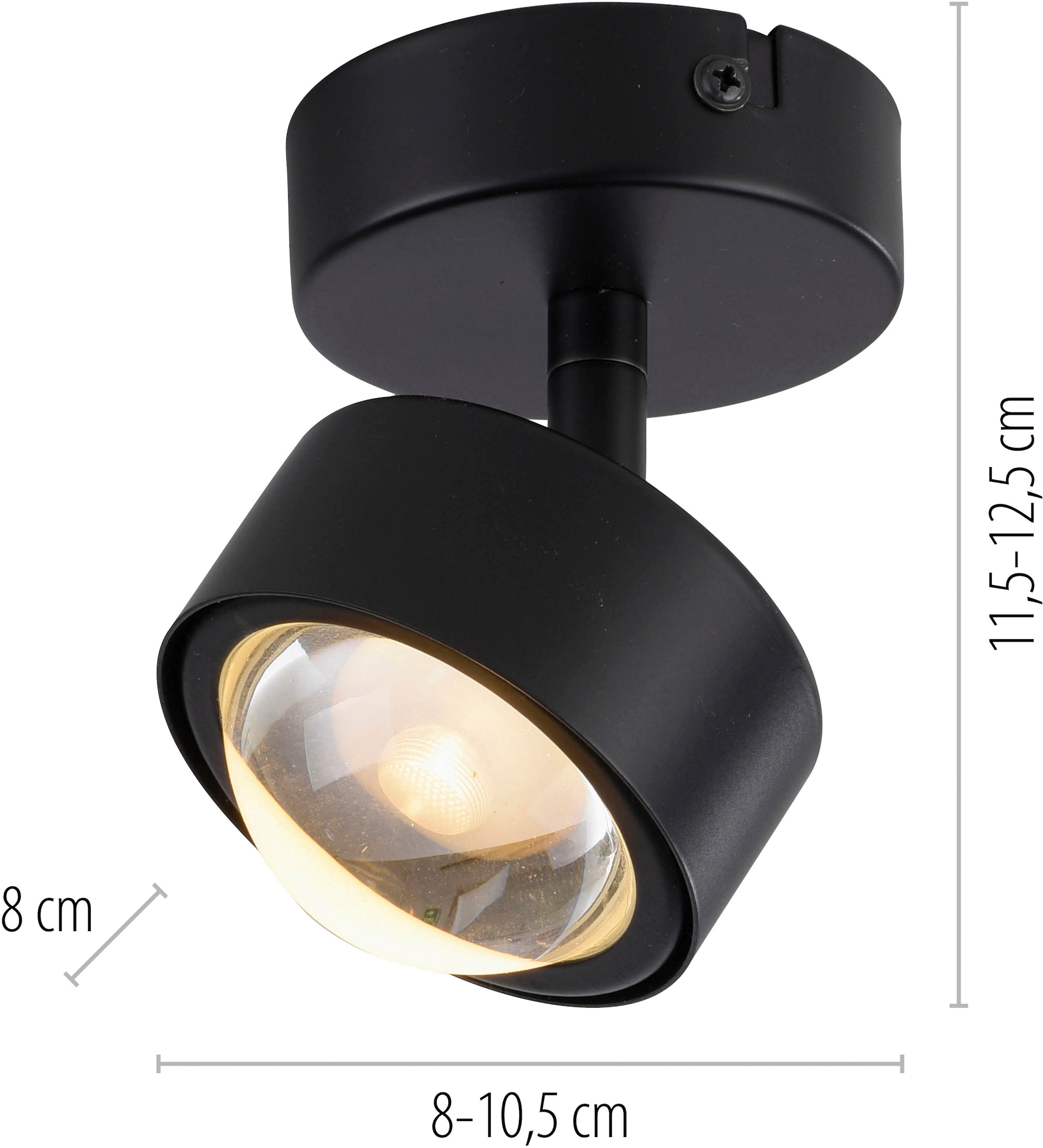 SCHÖNER WOHNEN-Kollektion LED Deckenleuchte »KULU« GX53 1 Stk. Warmweiß SCHÖNER WOHNEN Kollektion, dreh- und schwenkbar