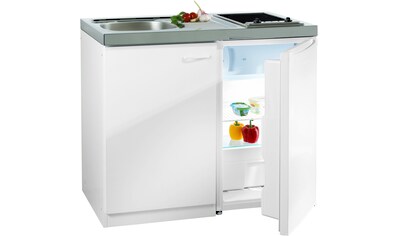 RESPEKTA Miniküche, mit Glaskeramik-Kochfeld und Kühlschrank kaufen