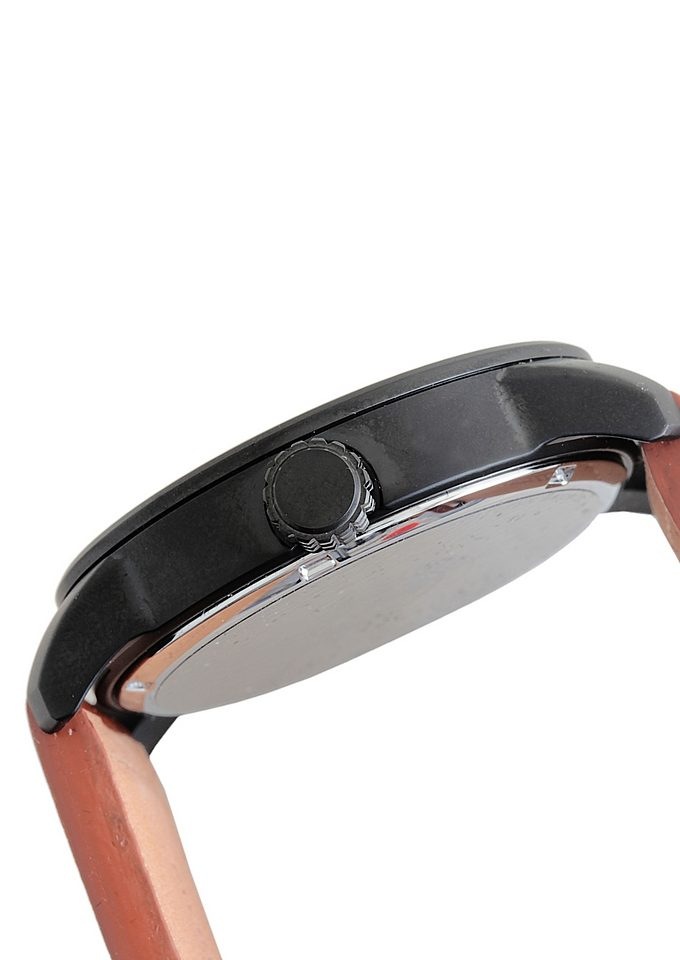 Citizen Solaruhr, Armbanduhr, Herrenuhr, Ledearmband, Datum