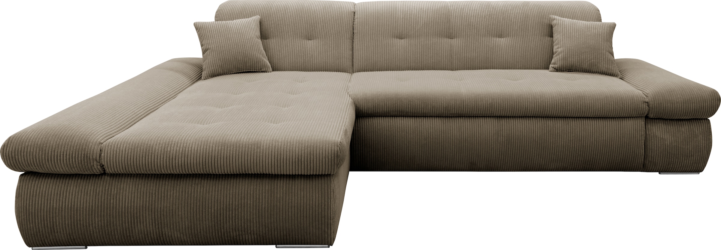 DOMO collection Ecksofa »Moric Luxus - B/T/H 300/172/80 cm, XXL-Format«, L- günstig online kaufen