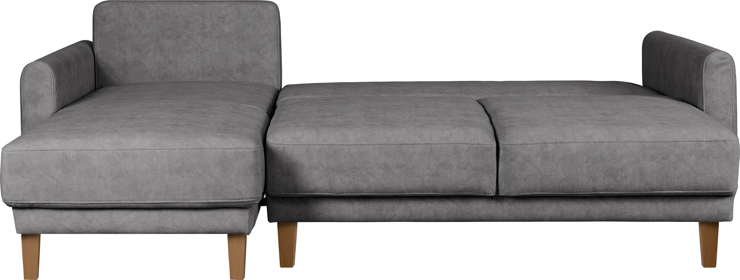 Home affaire Ecksofa »TRIPLO optionale Schlafsofa mit Bettkasten, Maße B/T/H: 234/164/89 cm«, L-Form wahlweise mit Bettfunktion - Liegefläche 132x210 cm