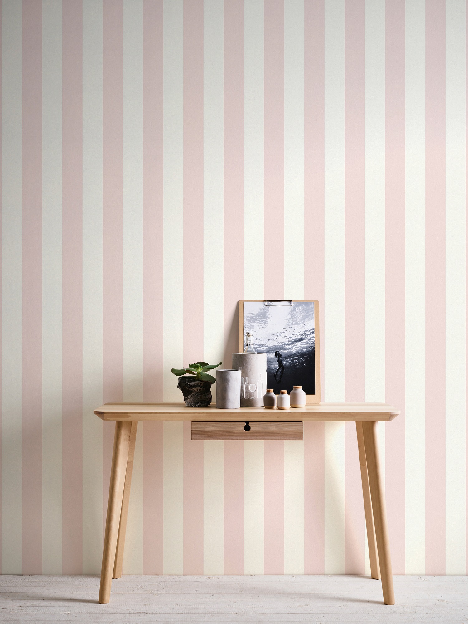 A.S. Création Vliestapete »Trendwall«, Streifen-gestreift-mehrfarbig, Tapete Streifen Tapeten Wohnzimmer Schlafzimmer Küche modern Design