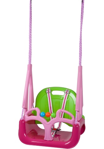 BabyGo Einzelschaukel »DoReMi, pink/grün«, 3in1; Babyschaukel, Schaukelsitz und... kaufen