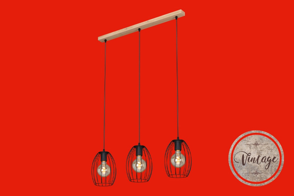 Briloner Leuchten LED Pendelleuchte »WAKTU«, für Leuchtmittel 3 x E27, Brei günstig online kaufen