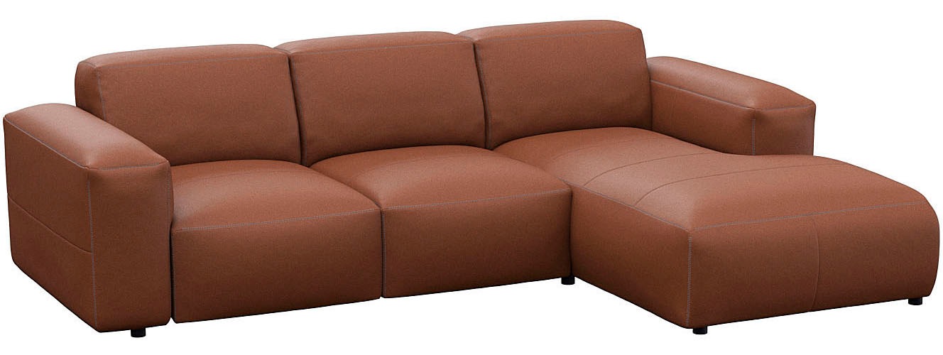 FLEXLUX Ecksofa »Lucera Chaislongue rechts oder links, L-Form, bequem«, mod günstig online kaufen