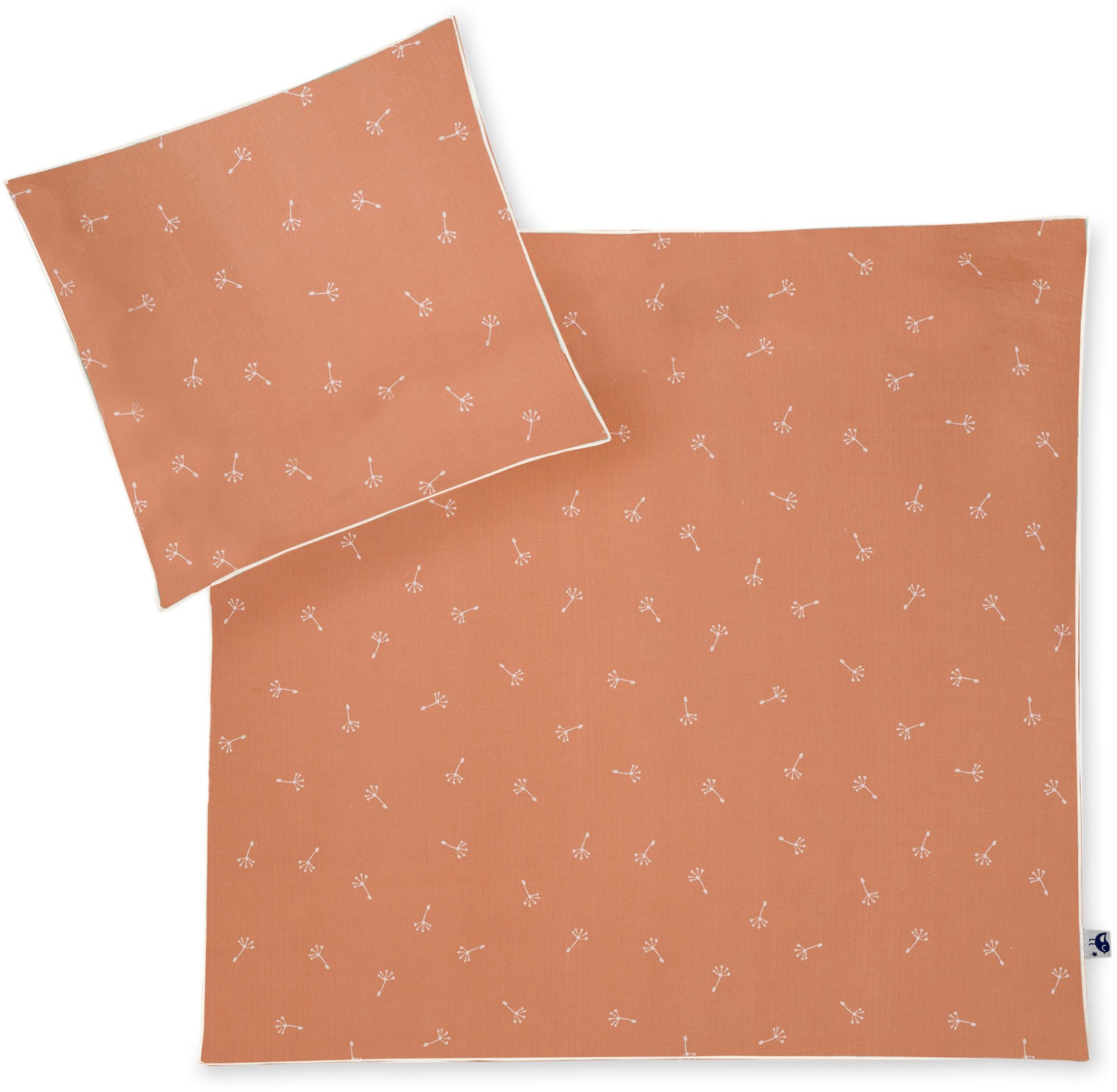 Kinderbettwäsche JULIUS ZÖLLNER Baby- und Kinderbettwäsche aus 100% Bio-Baumwolle, bunt (flowery), B/L: 80cm x 80cm, 1 Stk., 1 Stk., Linon, B/L: 35cm x 40cm, 2 Stk.