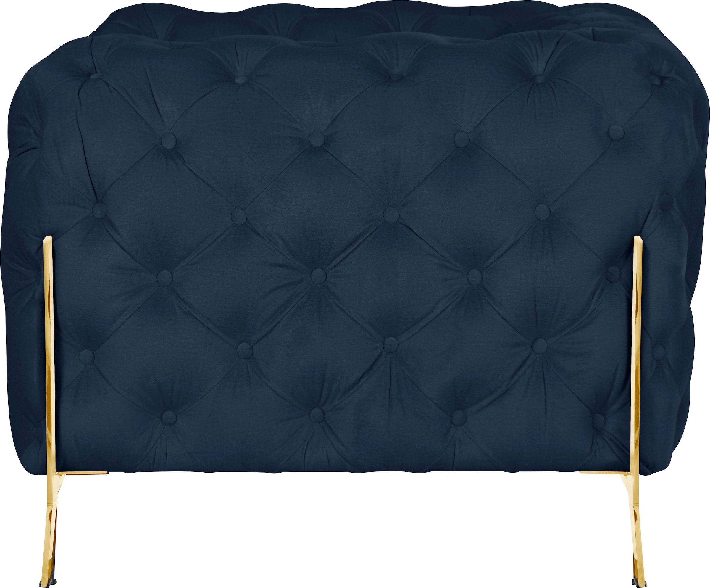 Leonique Chesterfield-Sessel »Amaury Sessel«, aufwändige Knopfheftung, moderne Chesterfield Optik, Fußfarbe wählbar