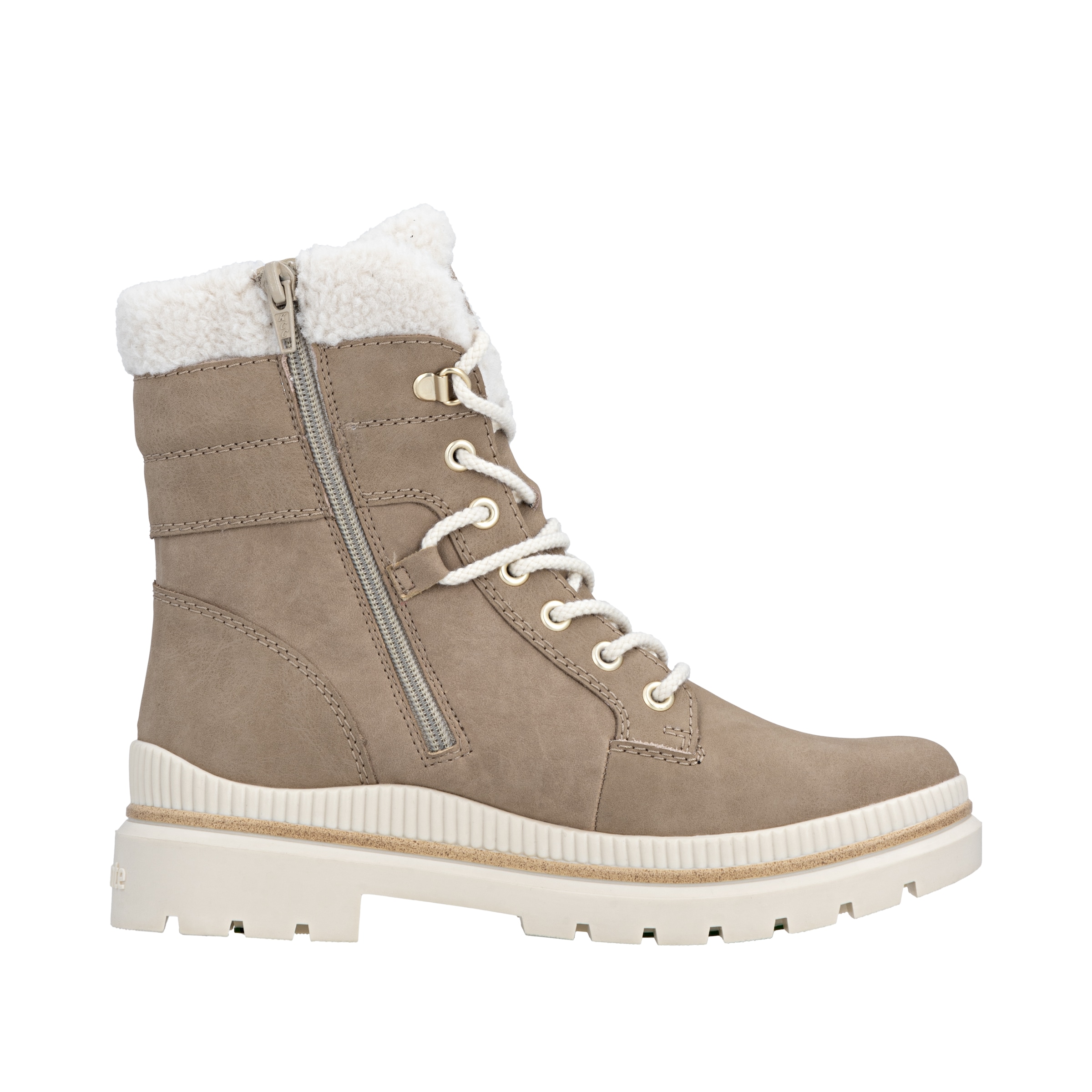 Remonte Winterboots »FIBER-GRIP«, Schnürstiefelette, Profilsohle, mit Schurwollfutter und TEX