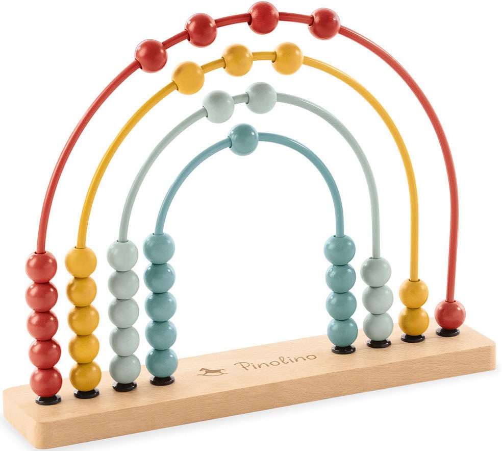 Pinolino® Lernspielzeug »Abakus-Regenbogen - Ruby«, aus Holz; FSC®- schützt Wald - weltweit