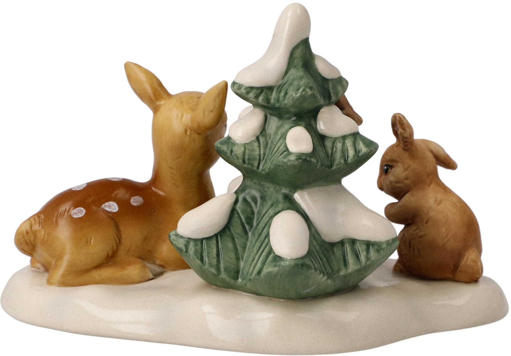 Goebel Weihnachtsfigur »Winterwald, Figur der Treffen auf - Raten Waldtiere kaufen Weihnachtsdeko«, Steingut
