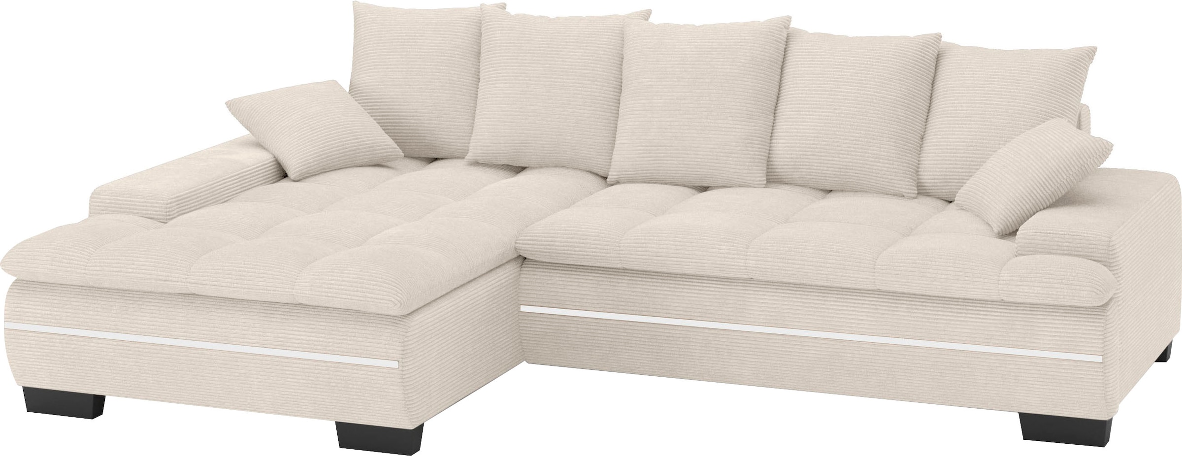 Mr. Couch Ecksofa »Haiti II, L-Form«, RGB-LED Beleuchtung, wahlweise mit Ka günstig online kaufen