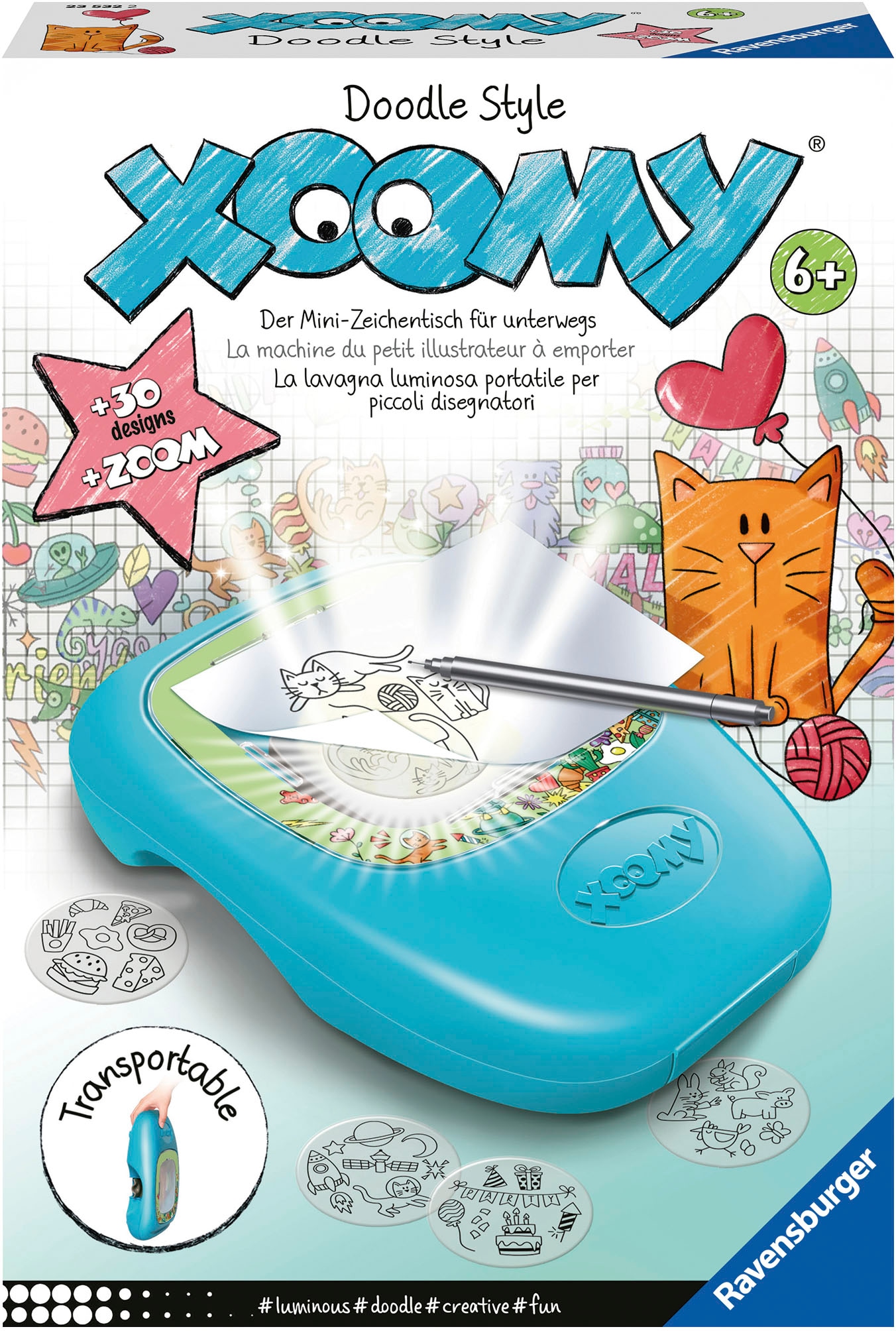 Malvorlage »XOOMY® Midi Doodle Style«, Made in Europe; FSC® - schützt Wald - weltweit