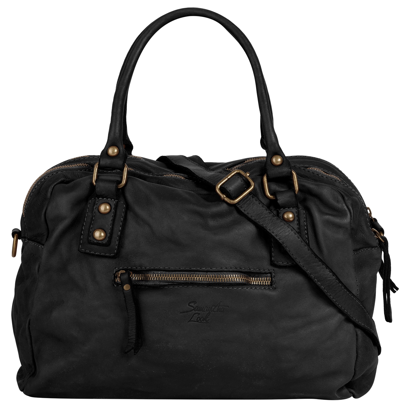Samantha Look Shopper, echt Leder, Made in Italy