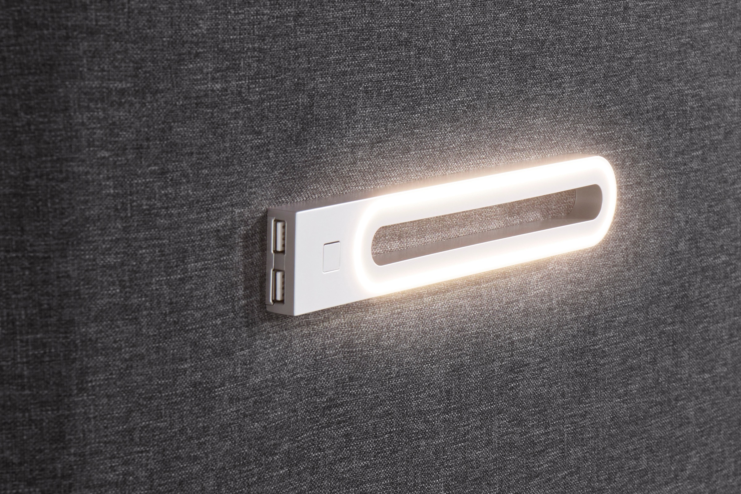INOSIGN Boxbett »Luan«, Schubkästen, LED-Beleuchtung und Topper, in Breite 120 cm und 180 cm