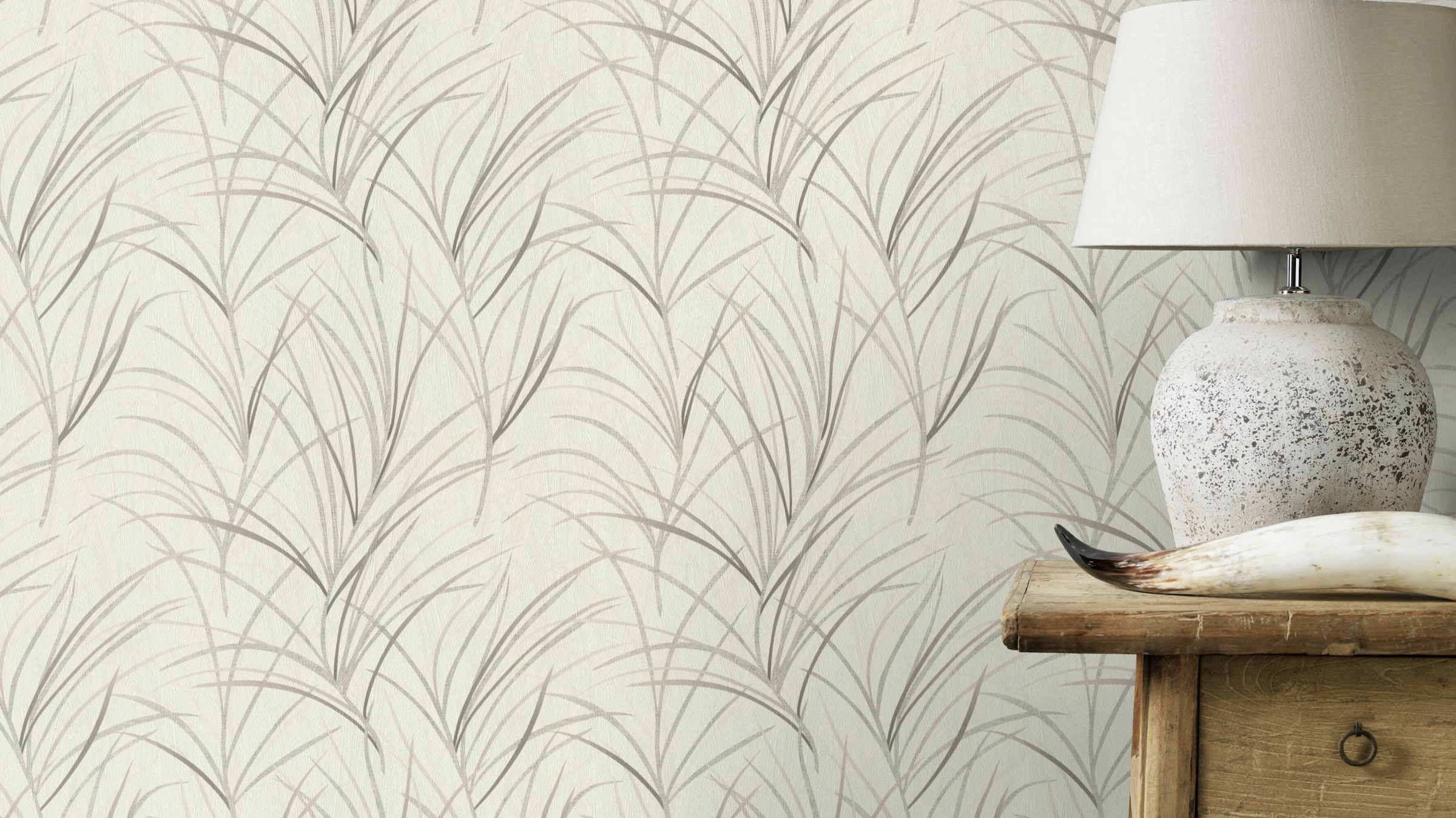 Rasch Vliestapete »#ROCKNROLLE« botanisch | gemustert geprägt