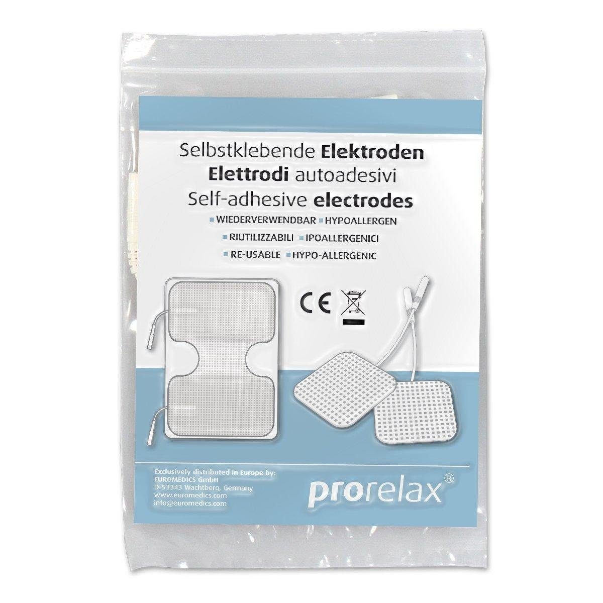 prorelax Elektrodenpads »TENS-EMS regular«, (Packung, 4 St.), Selbstklebend