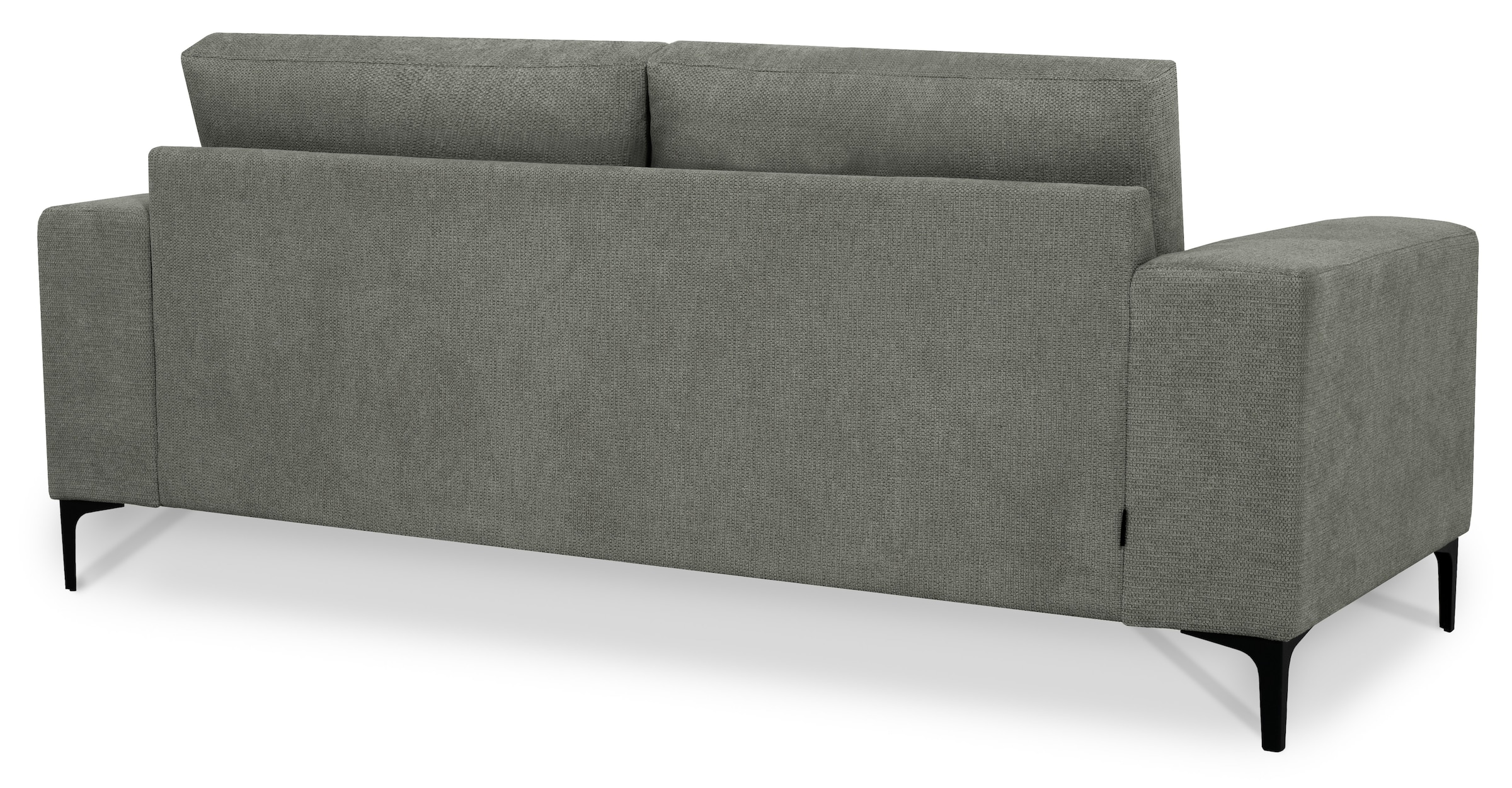 Places of Style 2-Sitzer »Xander«, Breite 164 cm, Webstoff, Soft-Touch Chenille, schwarze Metallfüßen
