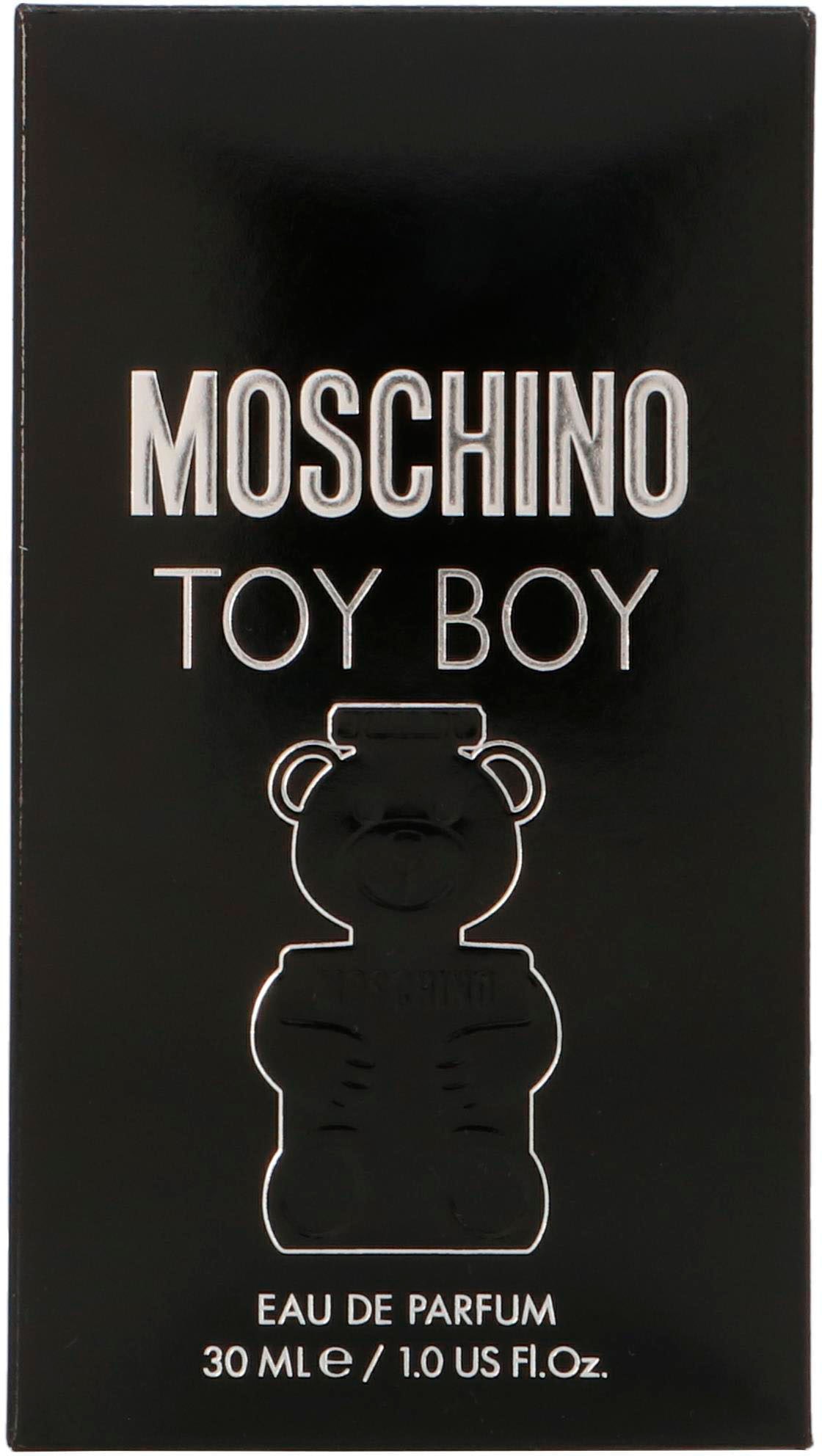 Moschino Eau de Parfum »Toy Boy«, Würziger Herrenduft mit Birne, Gewürznelke, Magnolie und Vetiver.