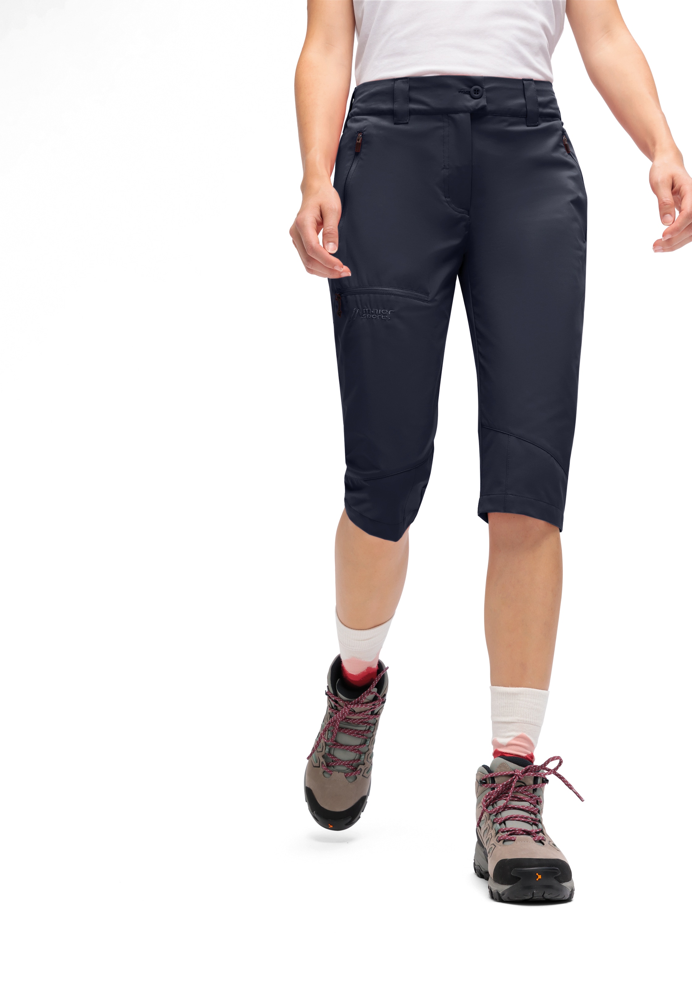 Maier Sports Outdoorhose »Lulaka Capri Loop«  Damen Wanderhose, elastische Funktionshose mit 3 Taschen, Regular Fit