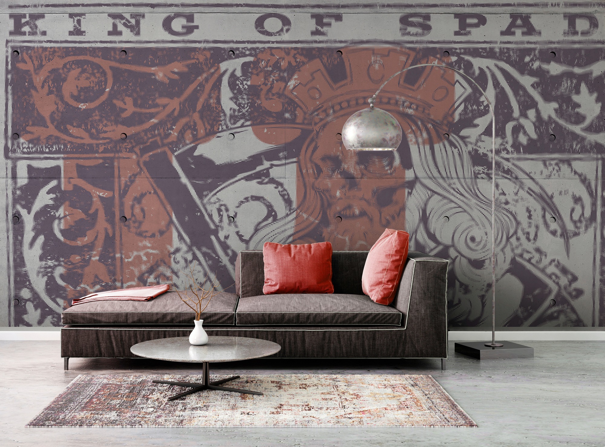 Architects Paper Fototapete »Atelier 47 King of Spades 1«, mit Schrift, Vlies, Wand, Schräge, Decke