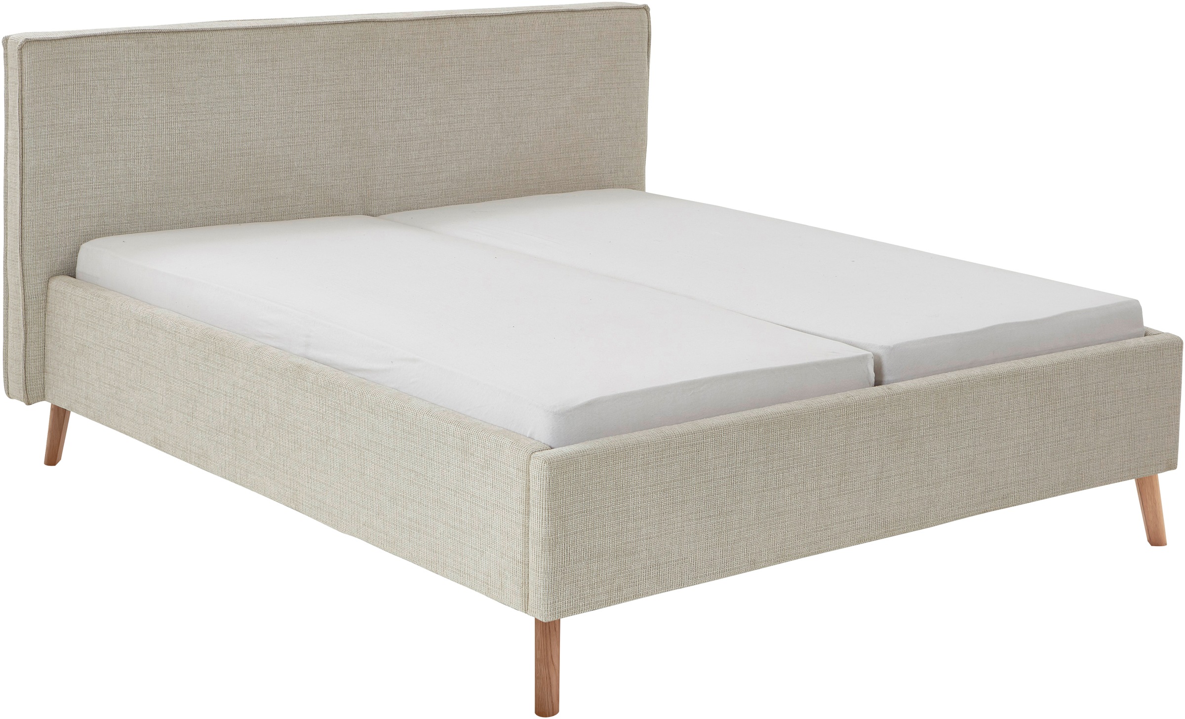 meise.möbel Polsterbett "Matera" in Breitcord, mit schwarzem Metallfuß, wah günstig online kaufen