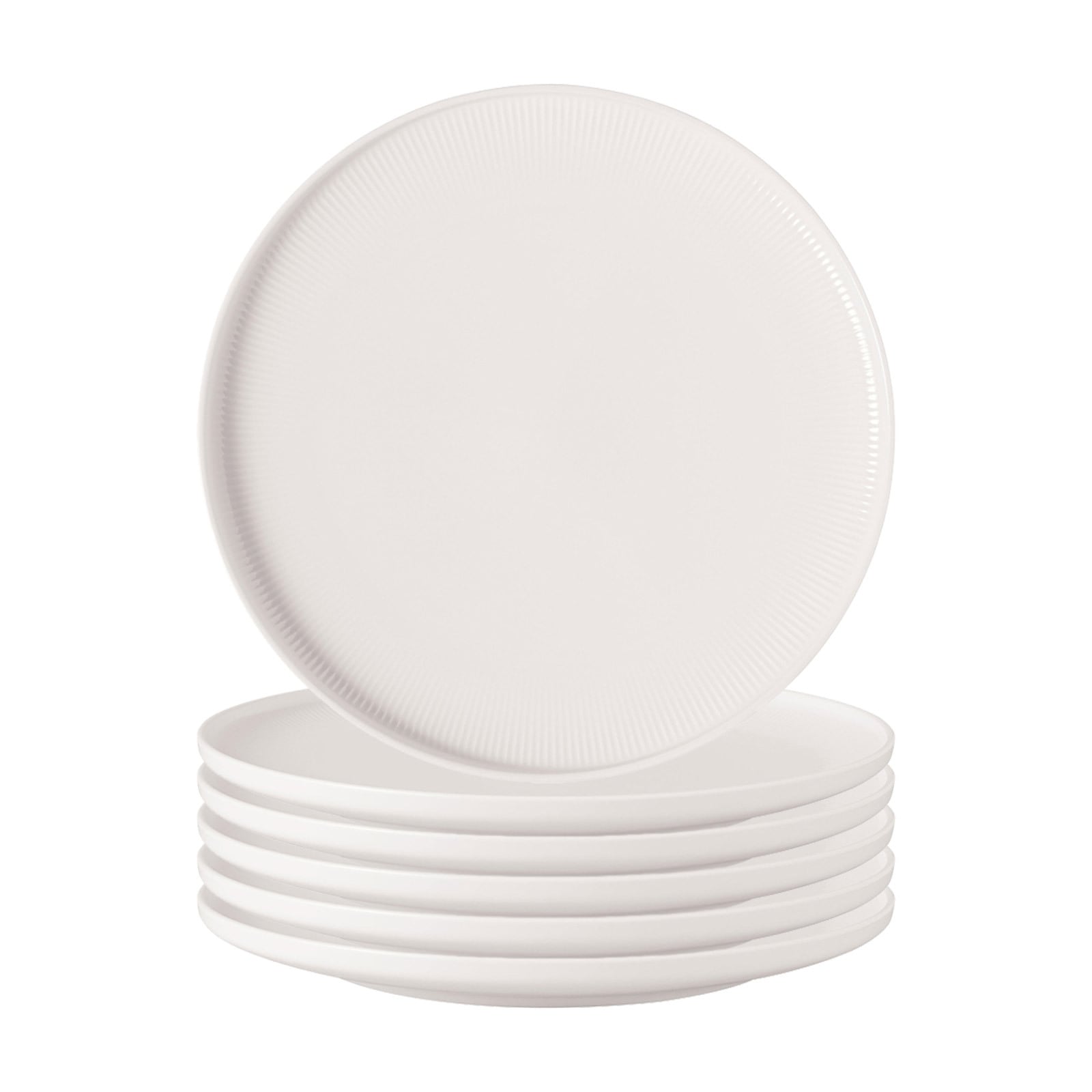 Villeroy & Boch Speiseteller »Speiseteller Afina ø 27,2 cm 6er Set weiß« günstig online kaufen