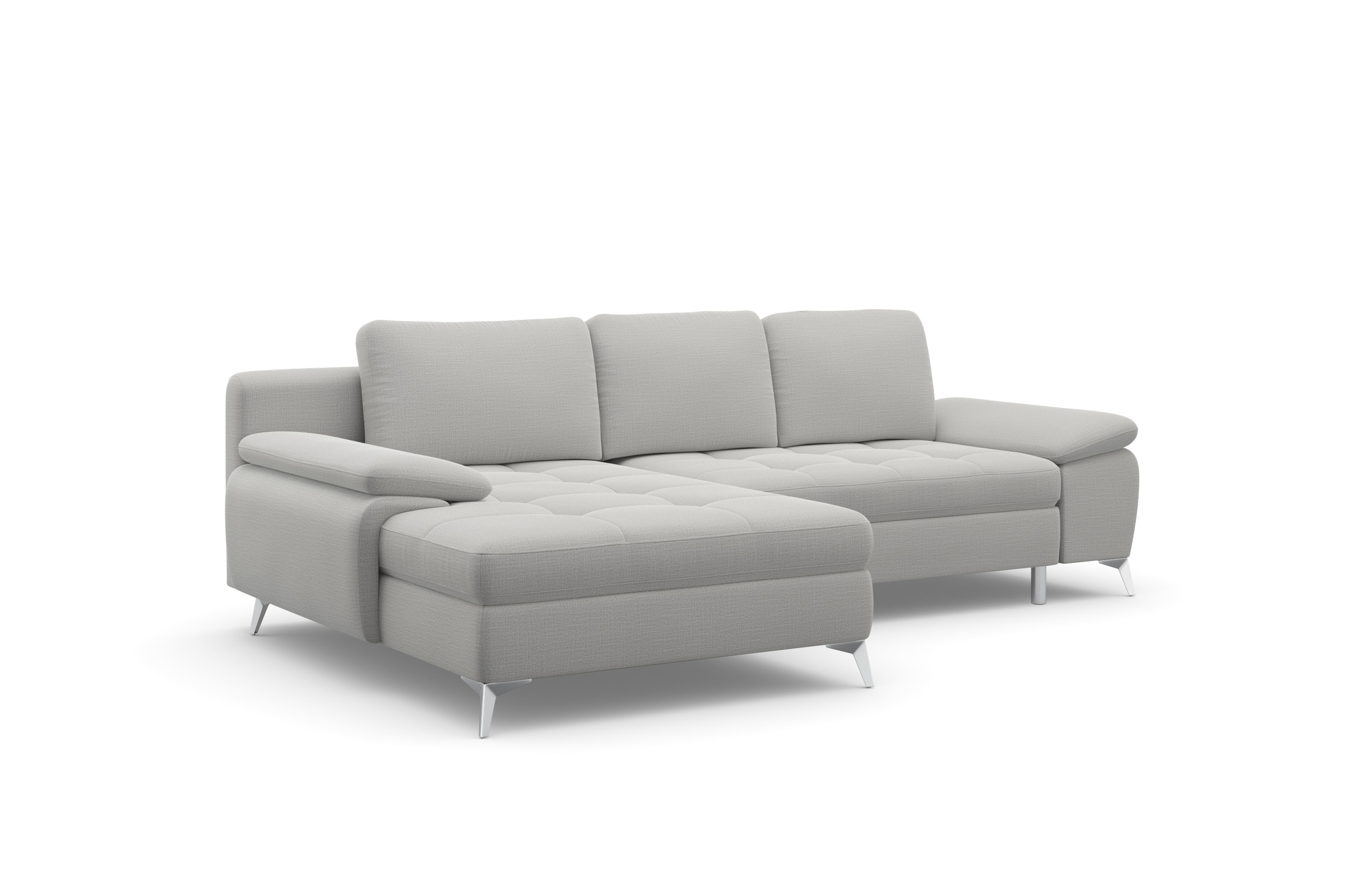 sit&more Ecksofa »Latigo L-Form«, mit Recamiere, wahlweise mit Bettfunktion und Bettkasten