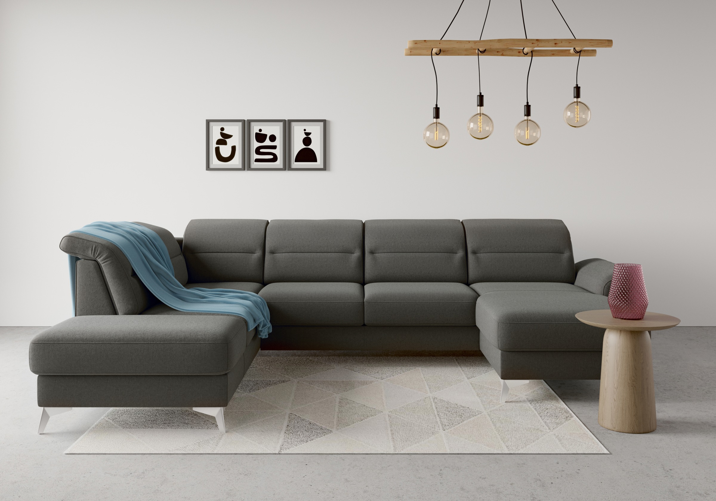 sit&more Wohnlandschaft »Sinatra U-Form« optional mit Kopfteilverstellung u günstig online kaufen