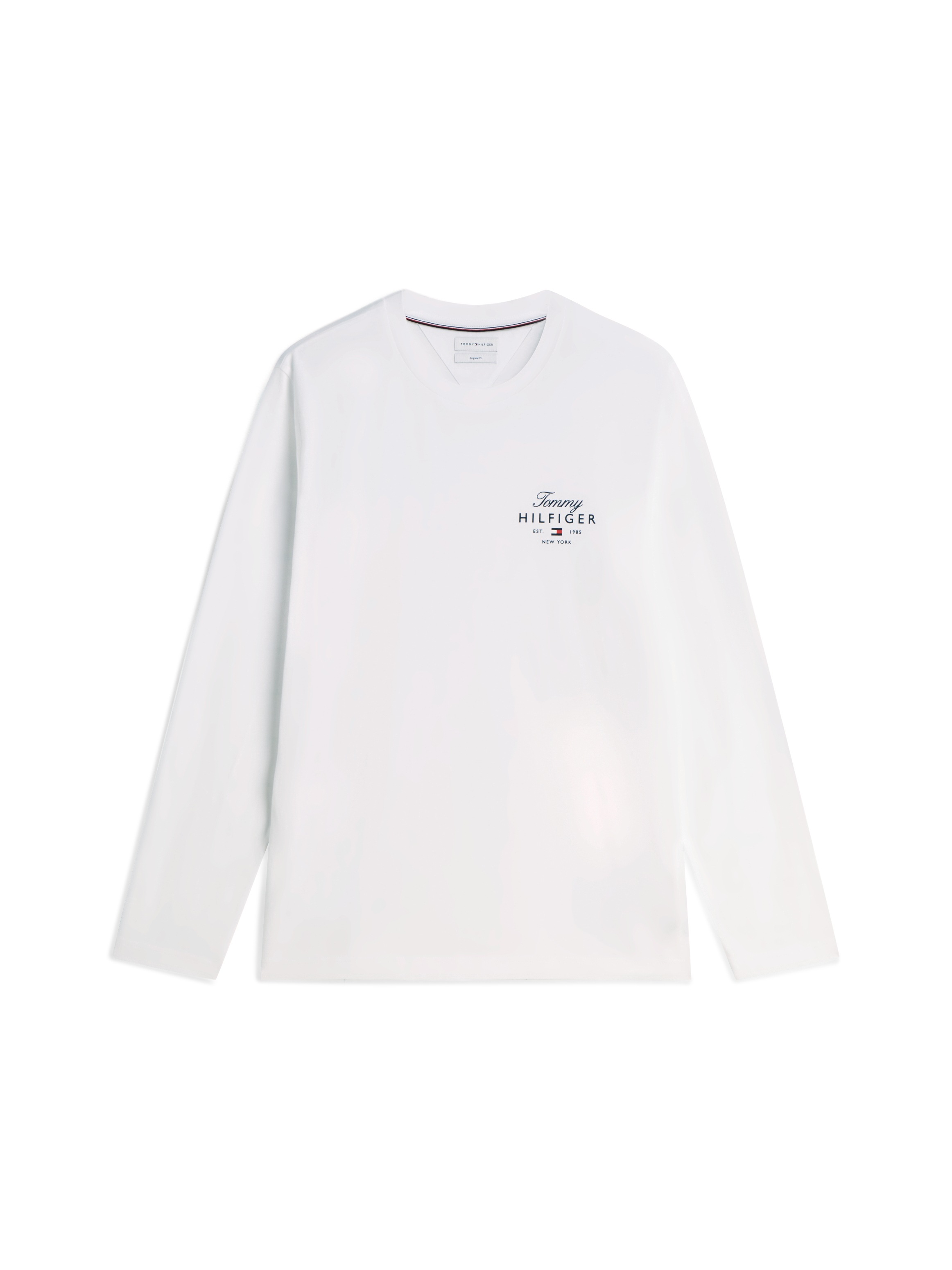 Tommy Hilfiger Langarmshirt »SCRIPT STACK LS REGULAR TEE«