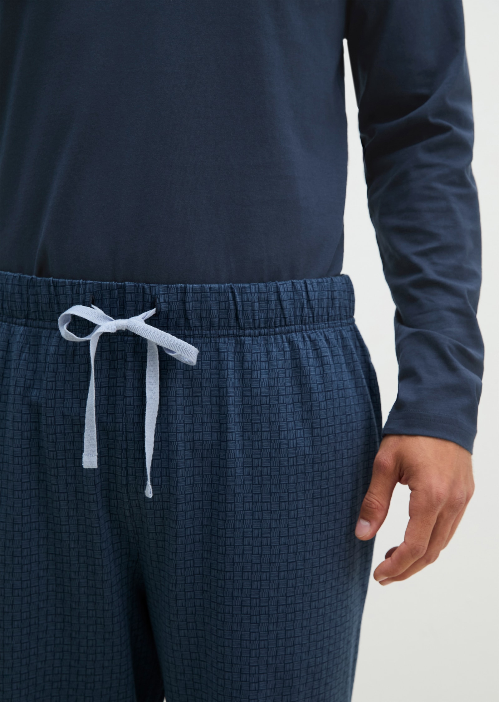 Marc O'Polo Pyjama »Mix & Match Cotton« aus Baumwoll-Jersey, mit geometrischen Prints und feinen Streifen
