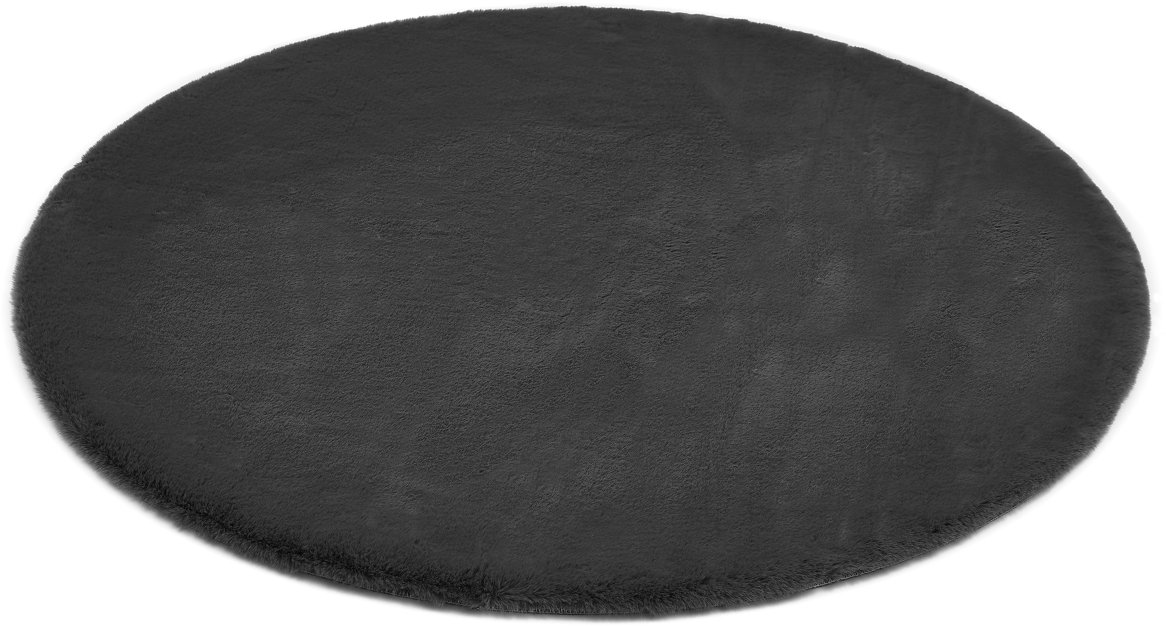 LUXOR living Fellteppich »Novara«, rund, 30 mm Höhe, Kunstfell, Kaninchenfe günstig online kaufen