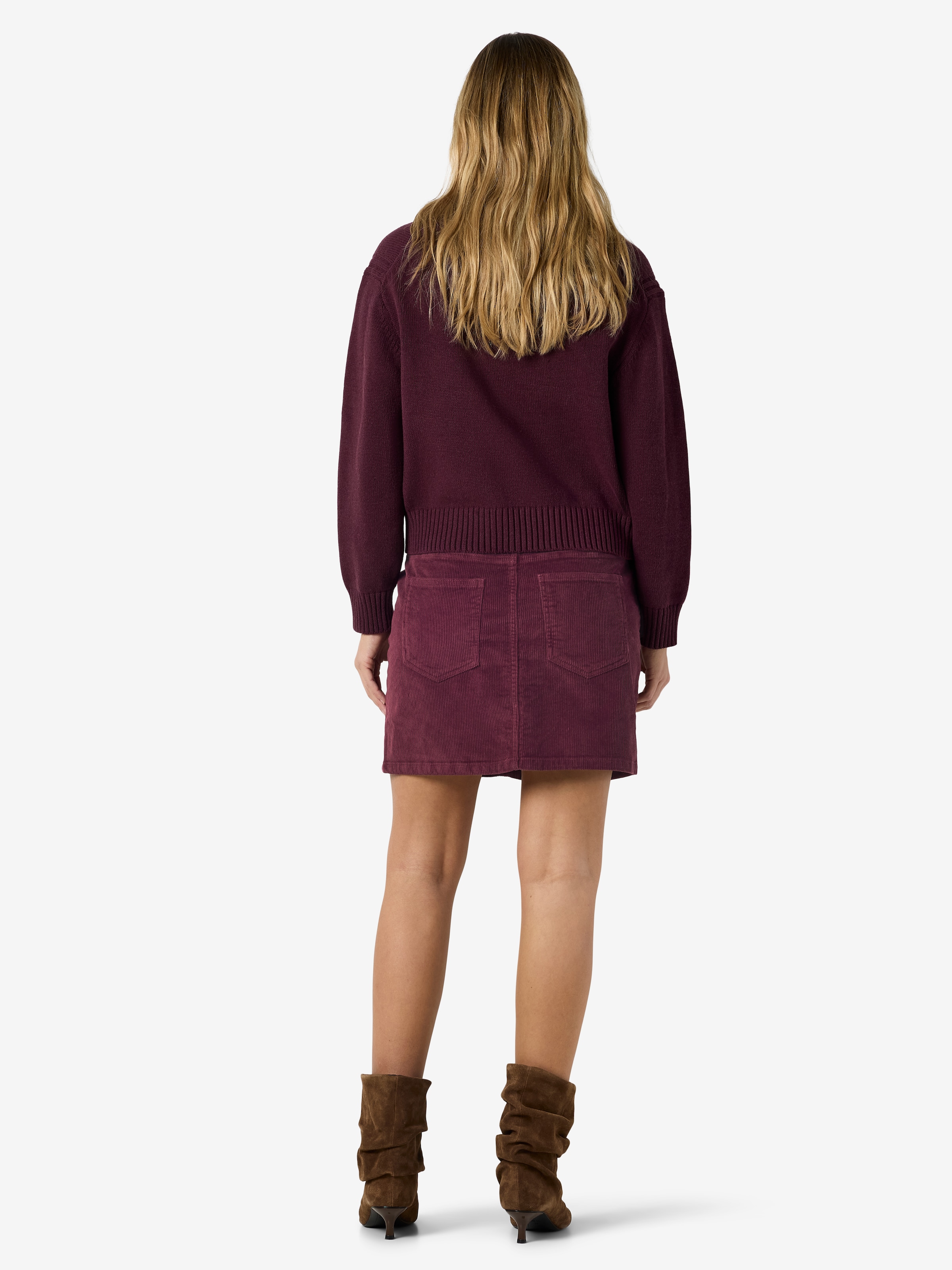 Noisy may Cordrock »NMCORD YOLANDA MW SKIRT NOOS« Baumwollmischung