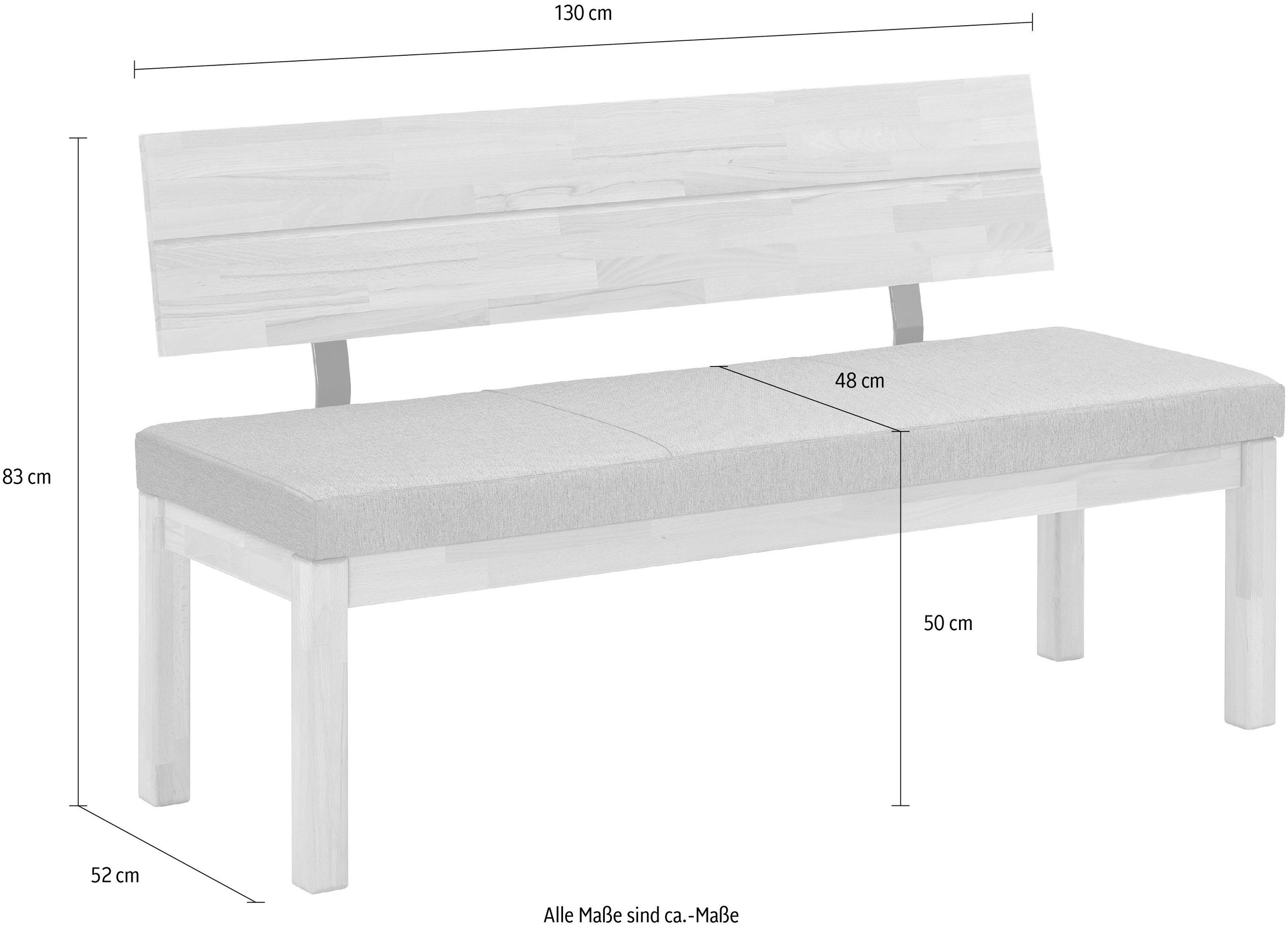 massivline&more Sitzbank "Roberto" Massivholz günstig online kaufen