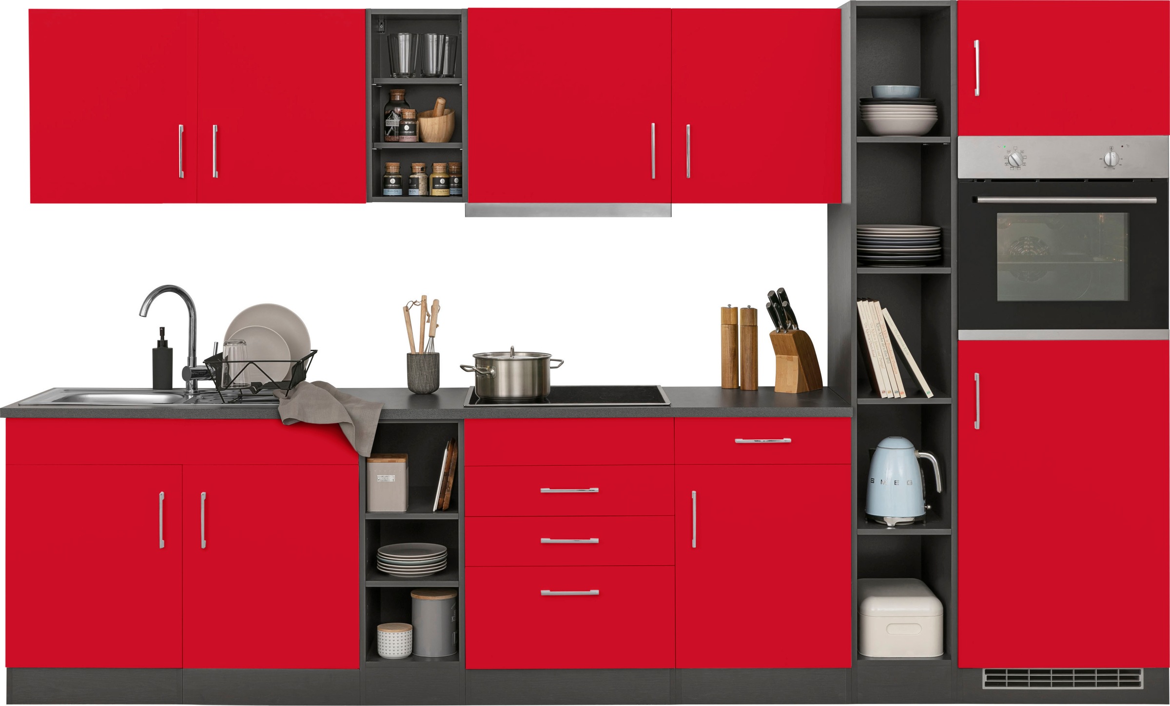 KOCHSTATION Küchenzeile »KS-Paris – Küchen mit einzigartigen Fotomotiven au günstig online kaufen