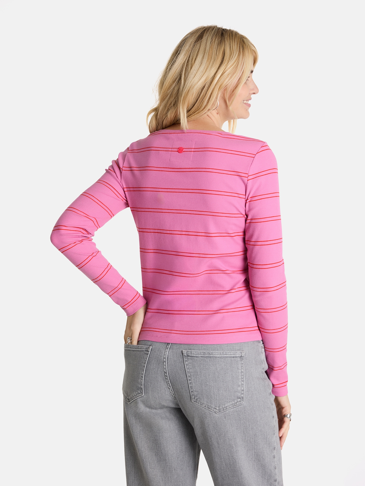 Lieblingsstück Langarmshirt »SinaL« mit Herzmotiv und Streifen