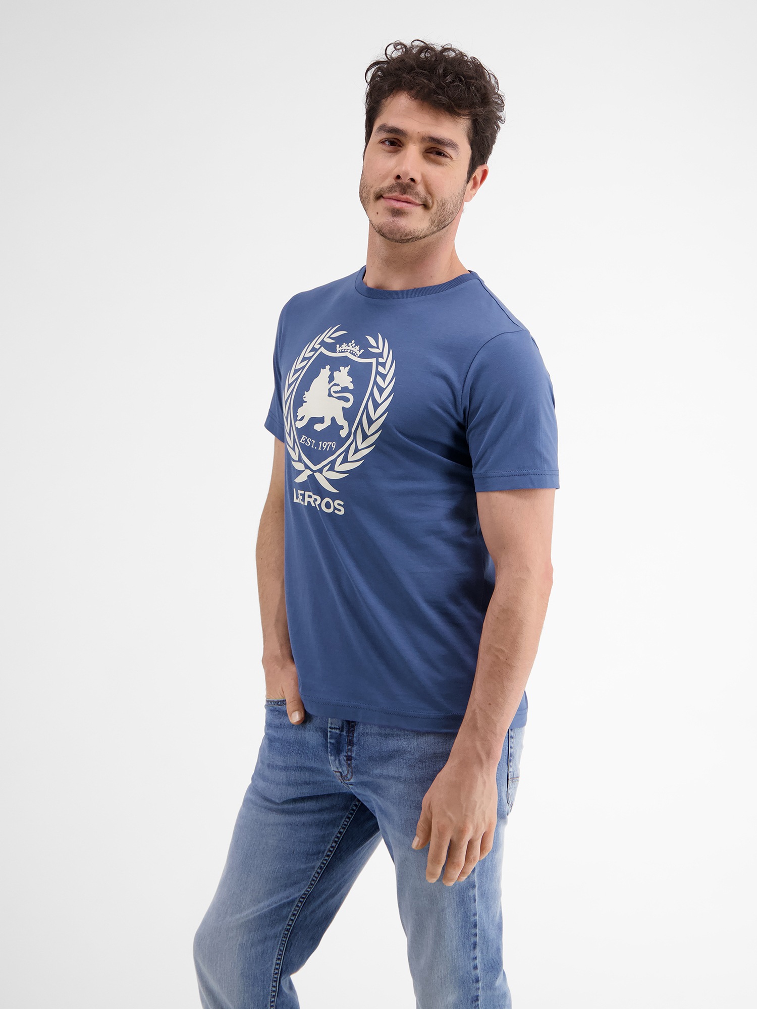 LERROS T-Shirt »LERROS T-Shirt, kaufen Logoprint«