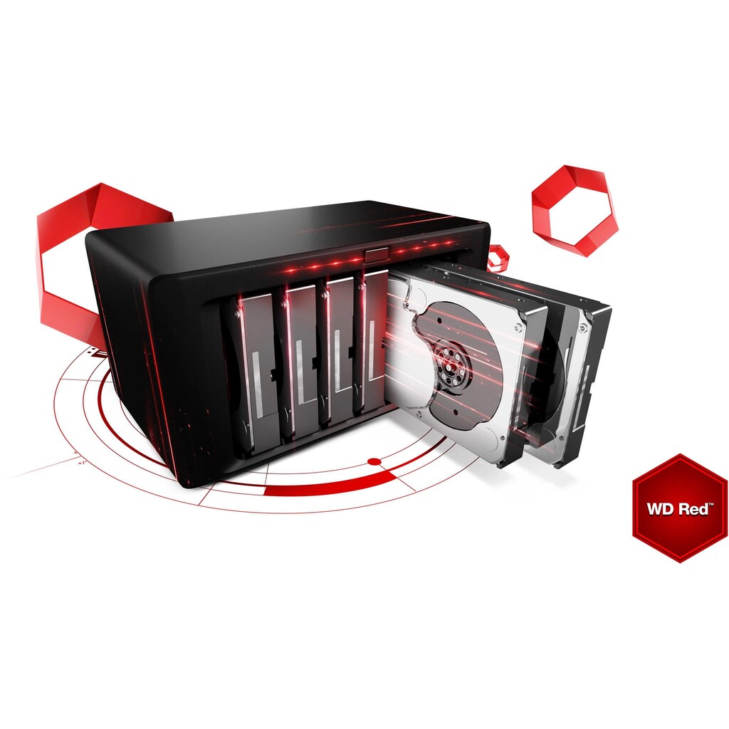 Western Digital HDD-NAS-Festplatte »WD Red™ Plus«, 3,5 Zoll, Anschluss SATA II