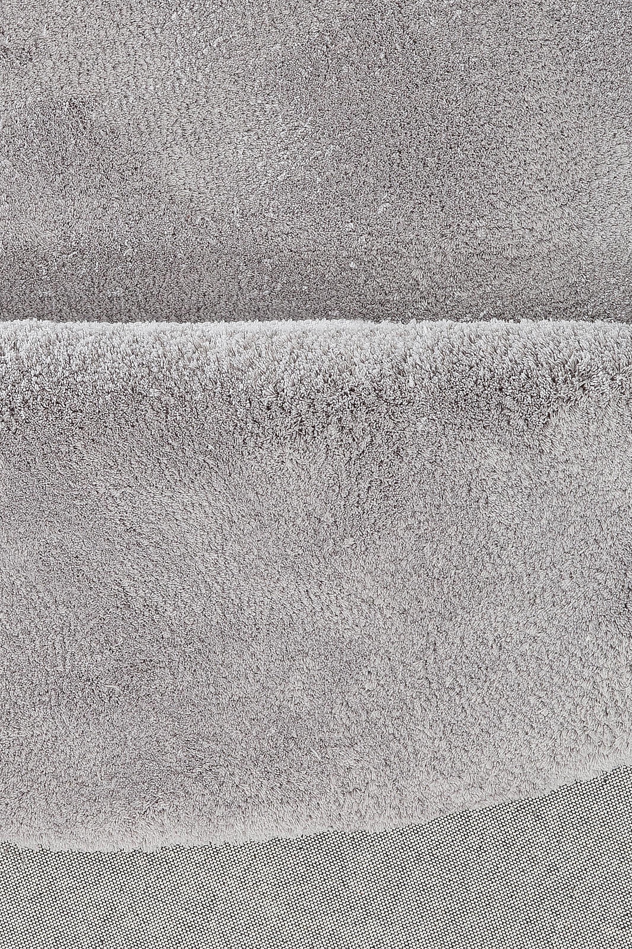 my home Hochflor-Teppich »Microfaser Teppich Magong, besonders weich, sehr feiner Flor«, rund, 25 mm Höhe, unifarben, weiche Teppiche, Wohnzimmer, Schlafzimmer, Kinderzimmer