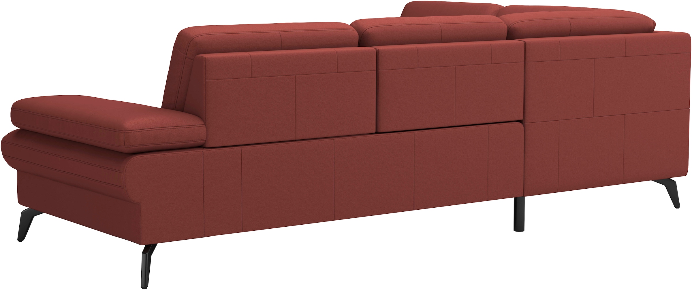 sit&more Ecksofa »Morris L-Form, inkl. Sitztiefenverstellung«, wahlweise mit Armteilverstellung, Bettfunktion & Bettkasten