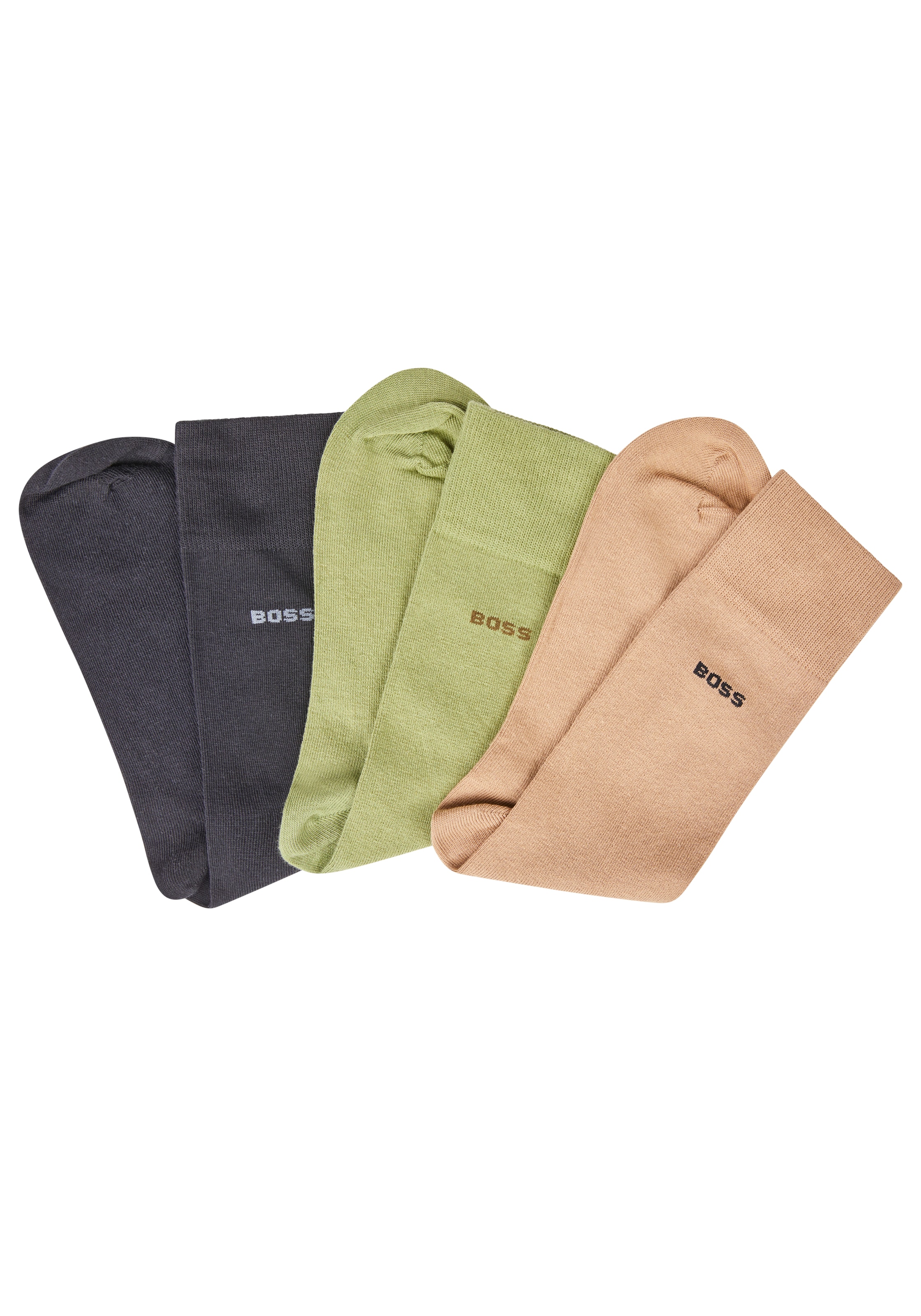BOSS Socken »3P RS Uni«, (3 Paar)