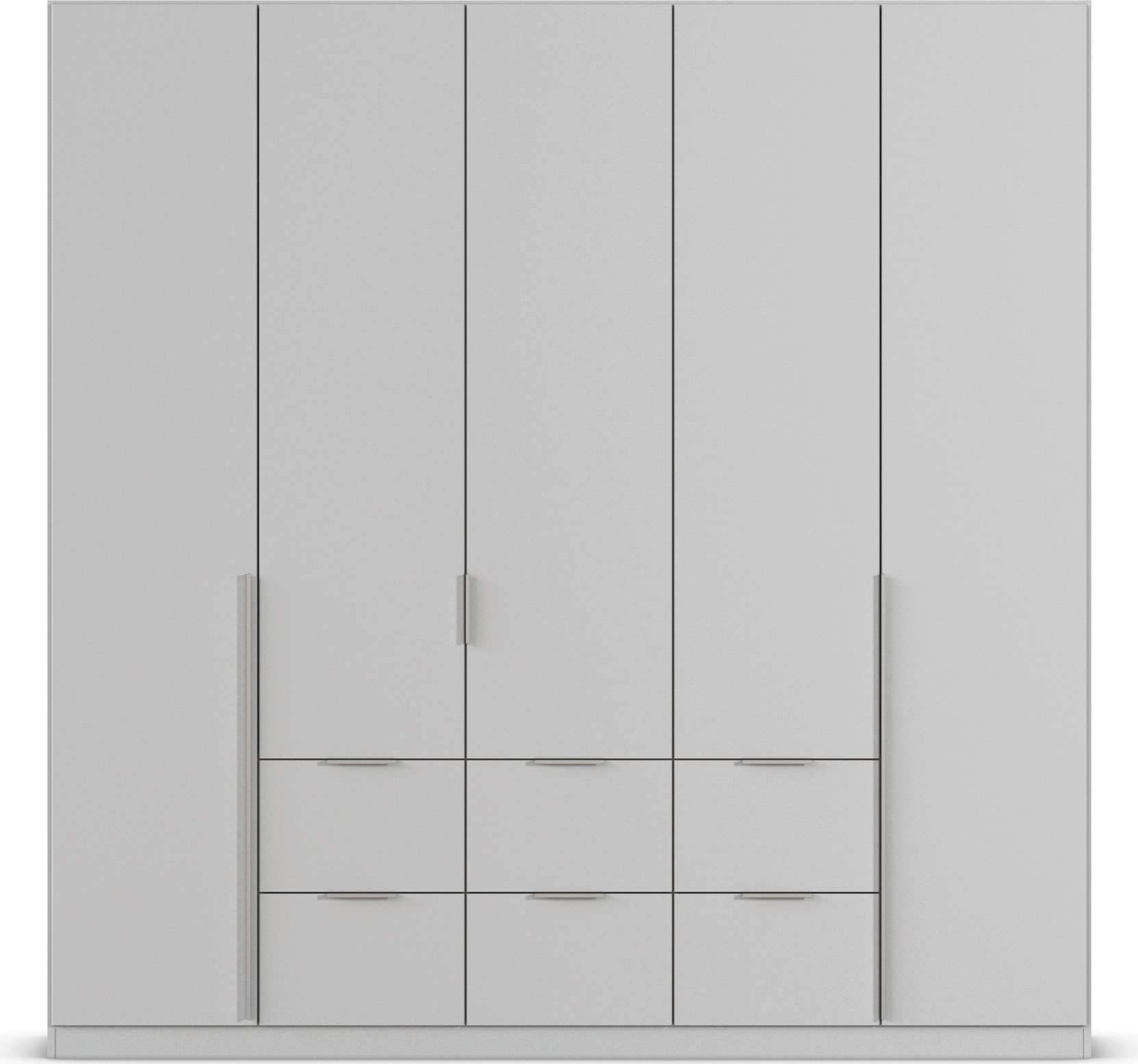 rauch Drehtürenschrank »Kleiderschrank Schrank Garderobe AGORDO mit Dekor- oder Hochglanzfront«, (in zwei Griff-Farben mit Dekor- oder Hochglanzfront), mit Außenschubkästen, in 6 Breiten und 2 Höhen MADE IN GERMANY